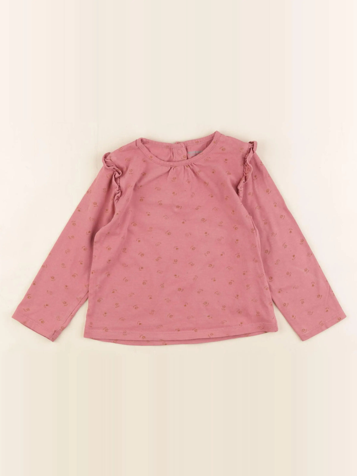 Vertbaudet - tee-shirt rose - 24 mois