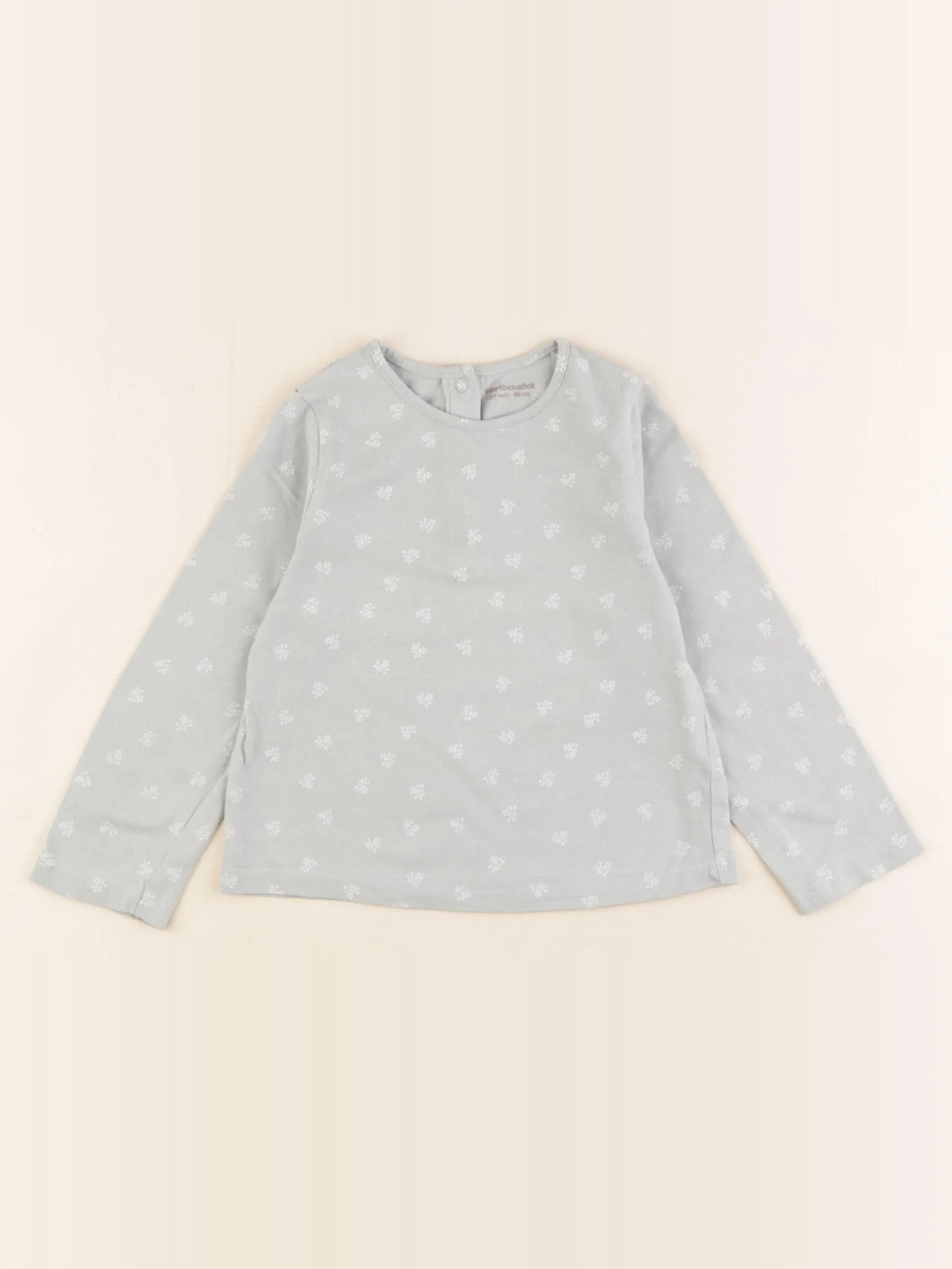 Vertbaudet - tee-shirt vert - 24 mois