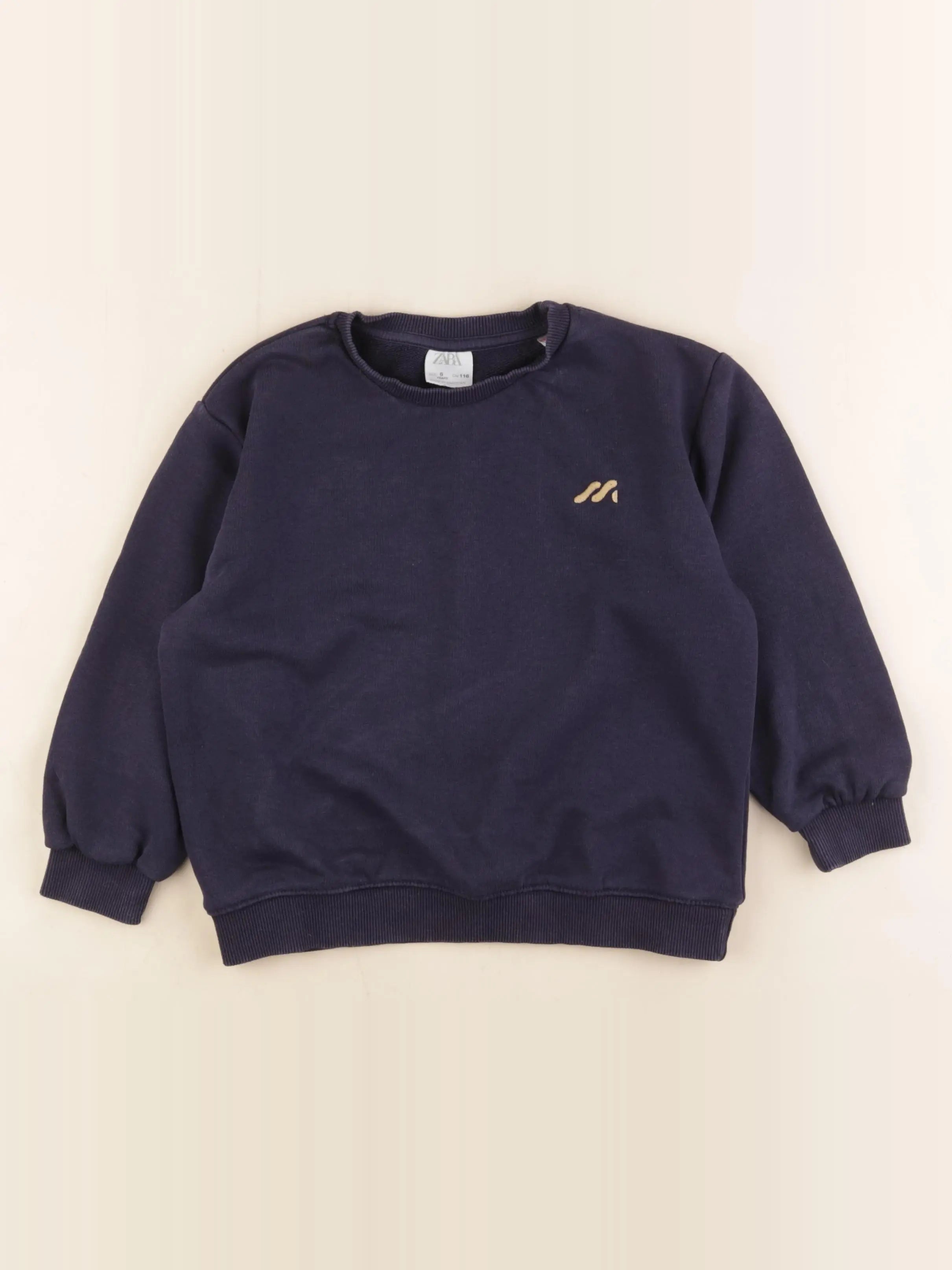 Zara - sweat bleu - 6 ans