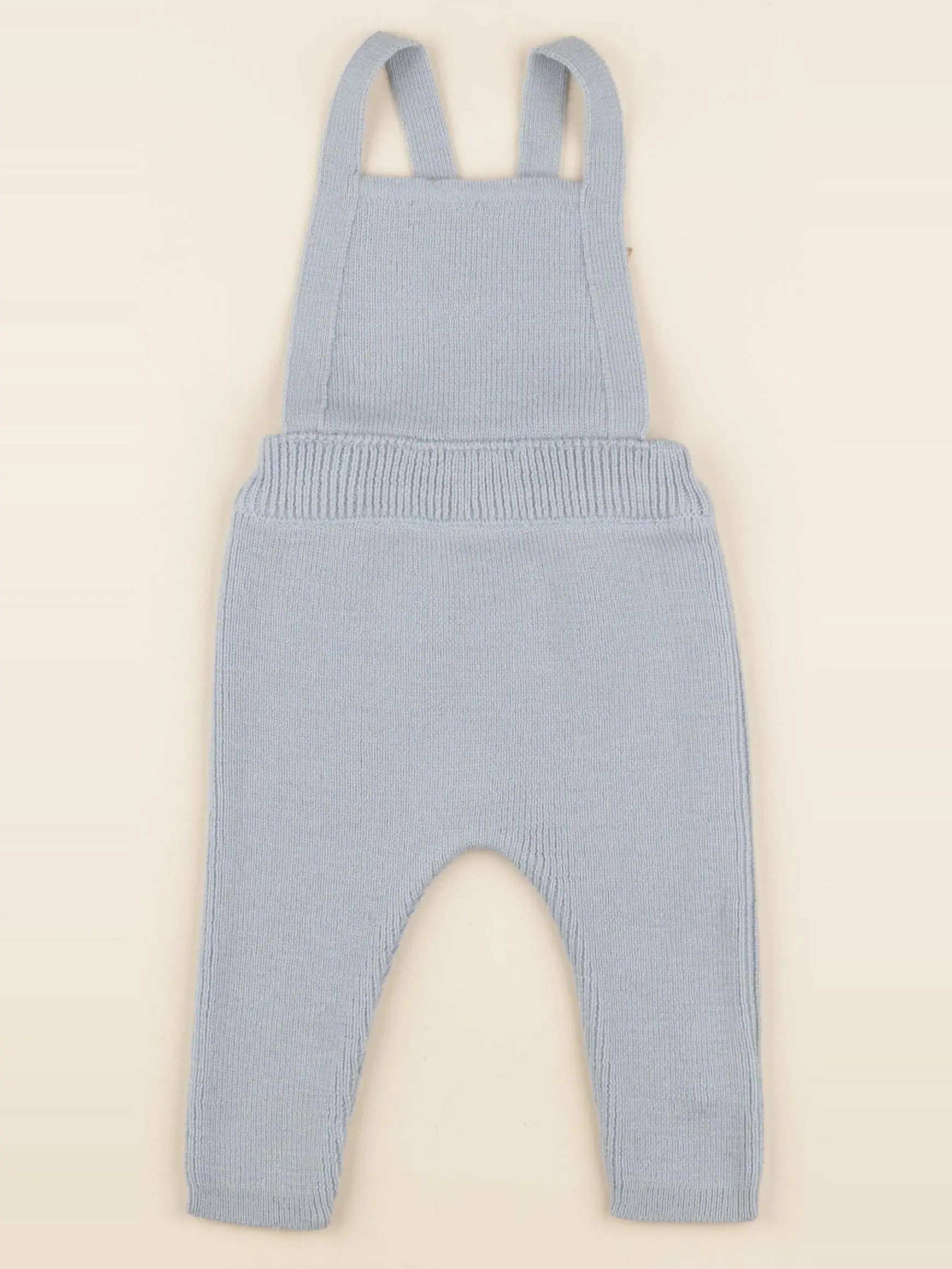 Salopette GABIN tricot bleu, laine