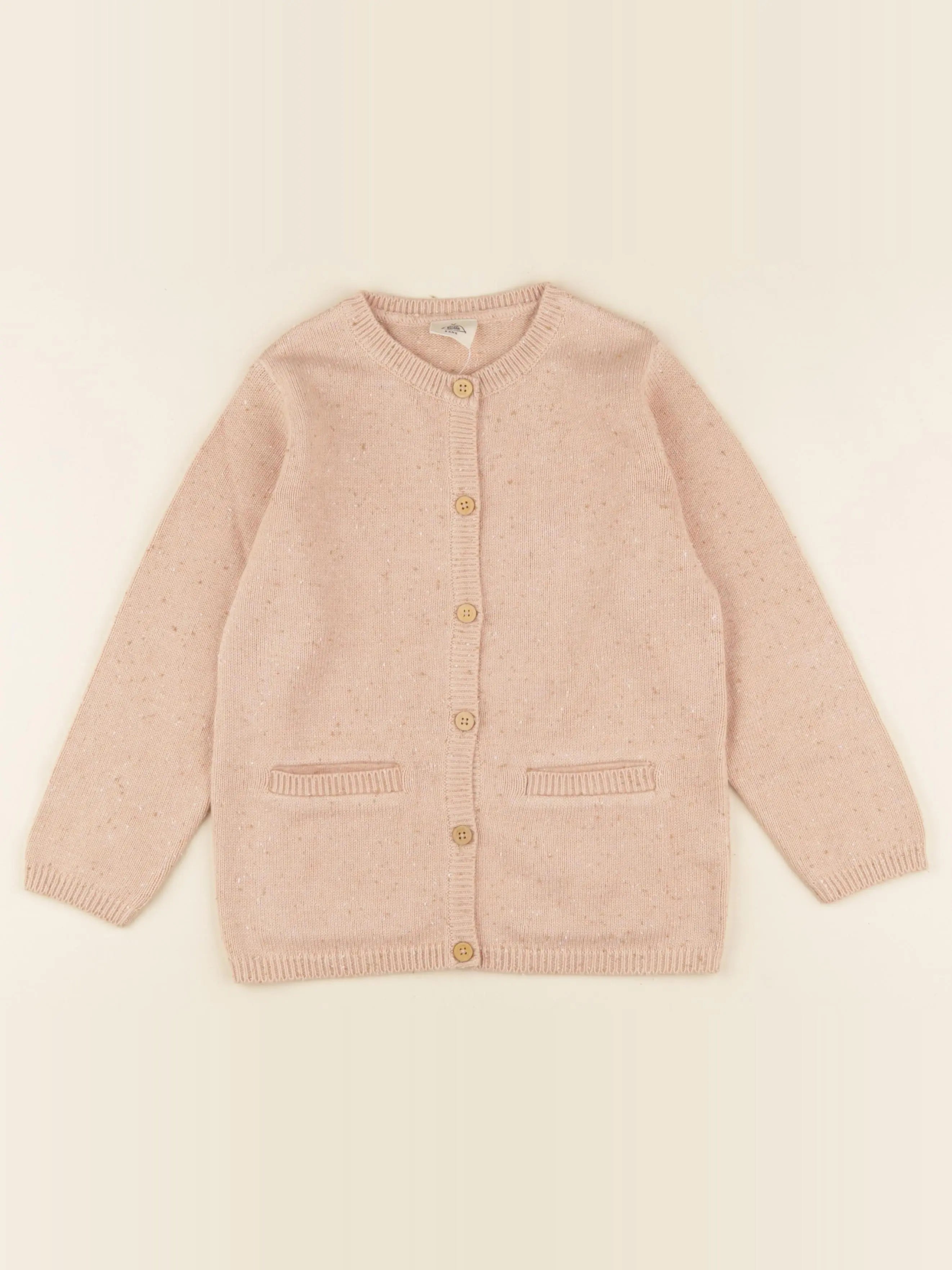 Gilet VICTORINE amande