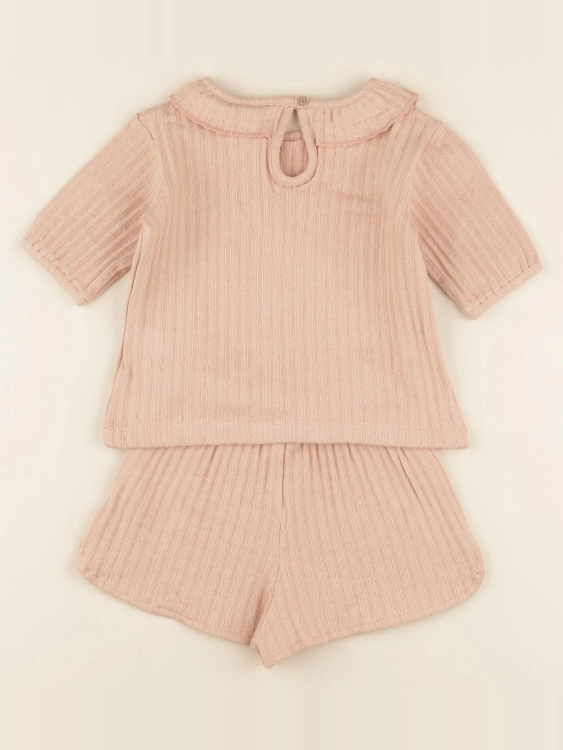 Pyjama ROSALIE coton rose