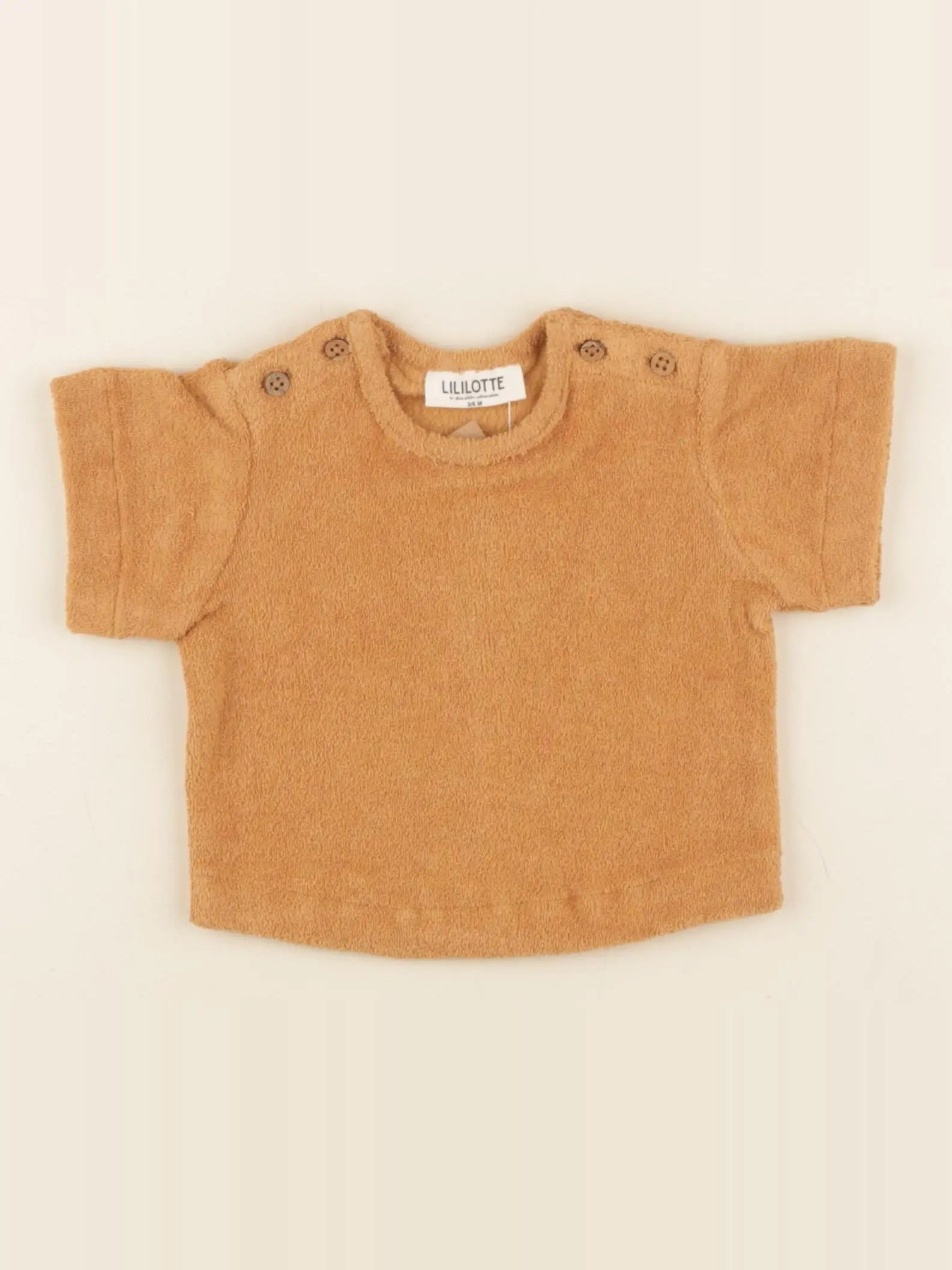 Tee-shirt PAUL éponge marron