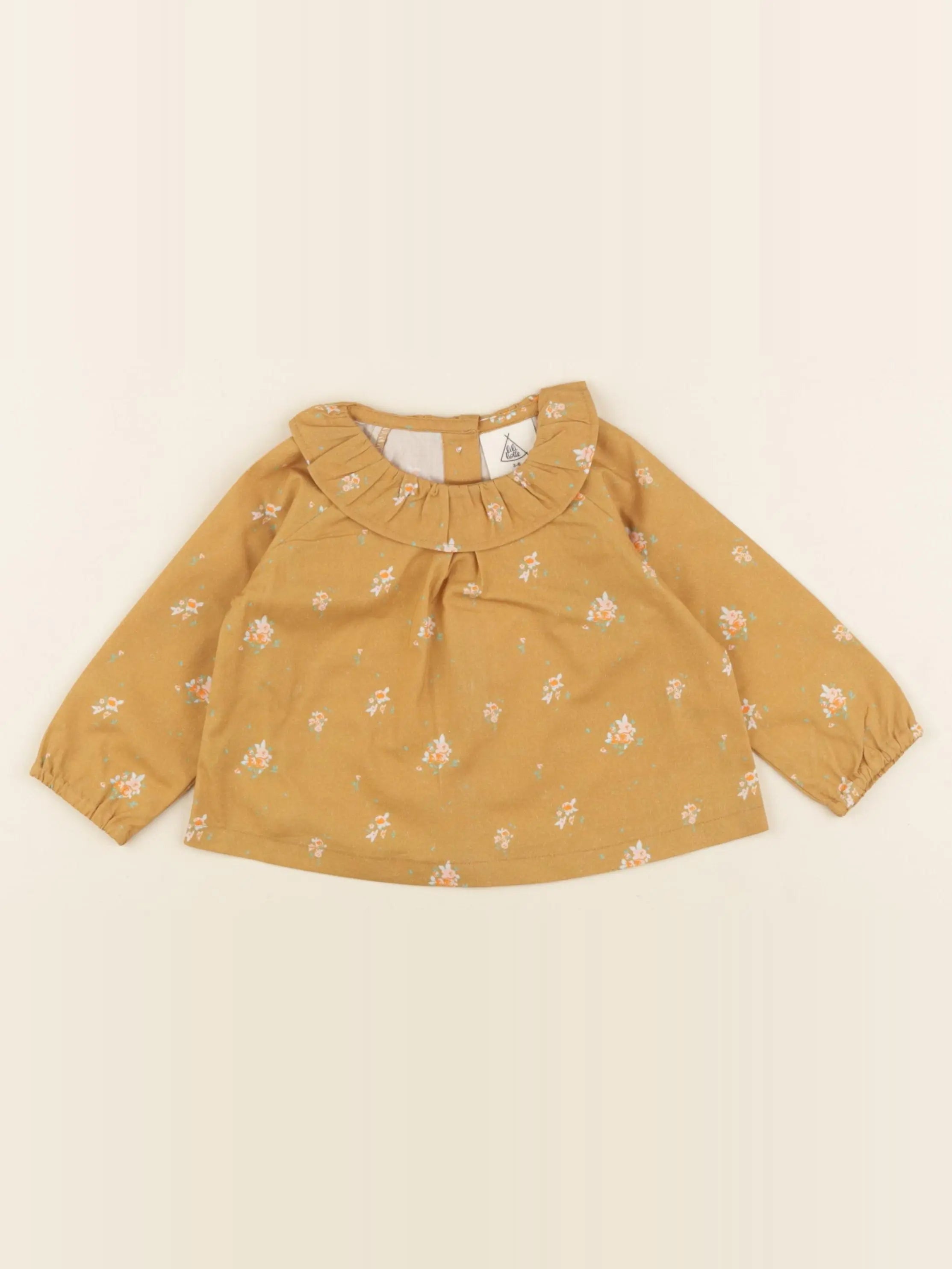 Blouse CHARLOTTE marron