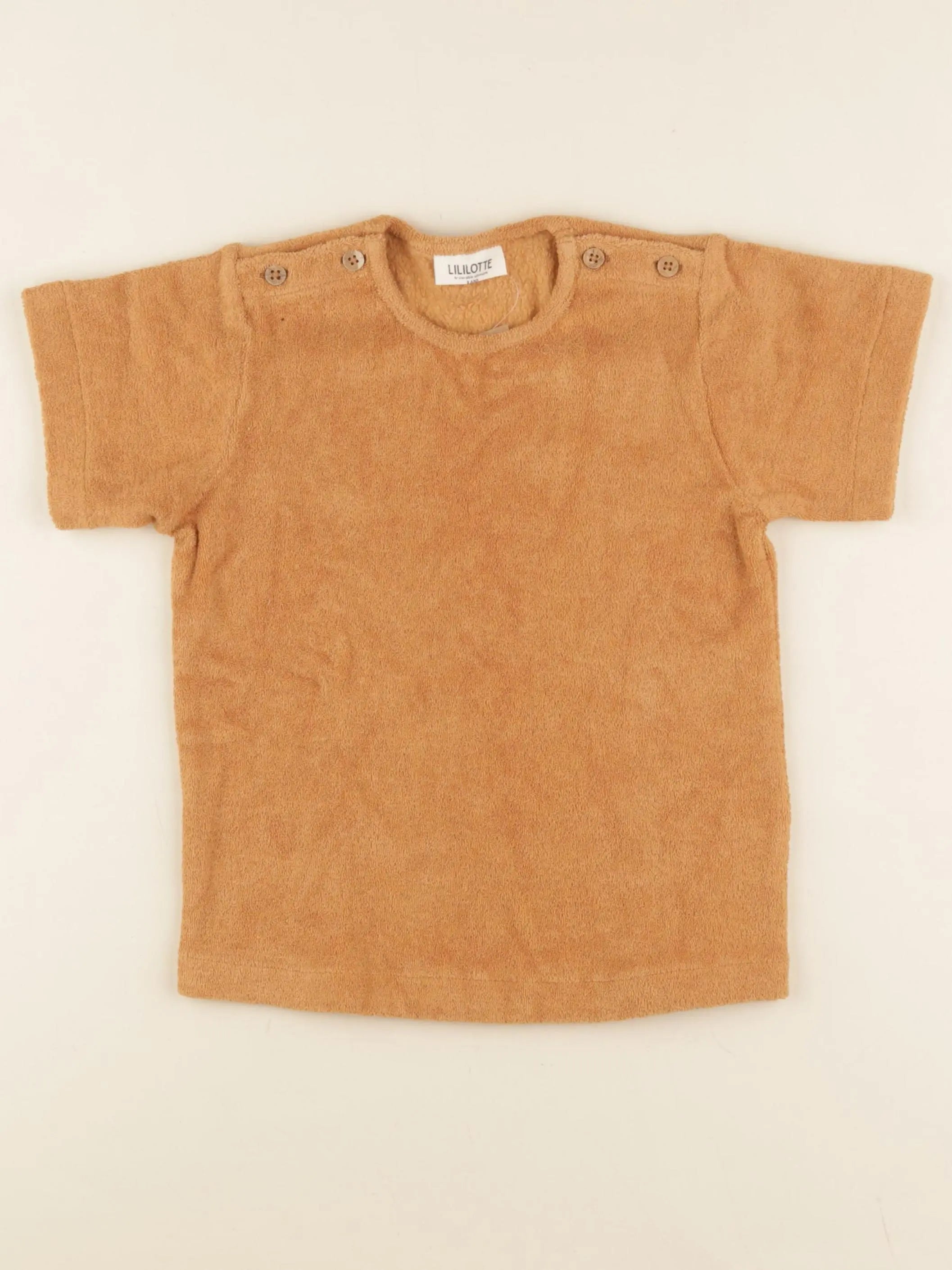 Tee-shirt PAUL éponge marron