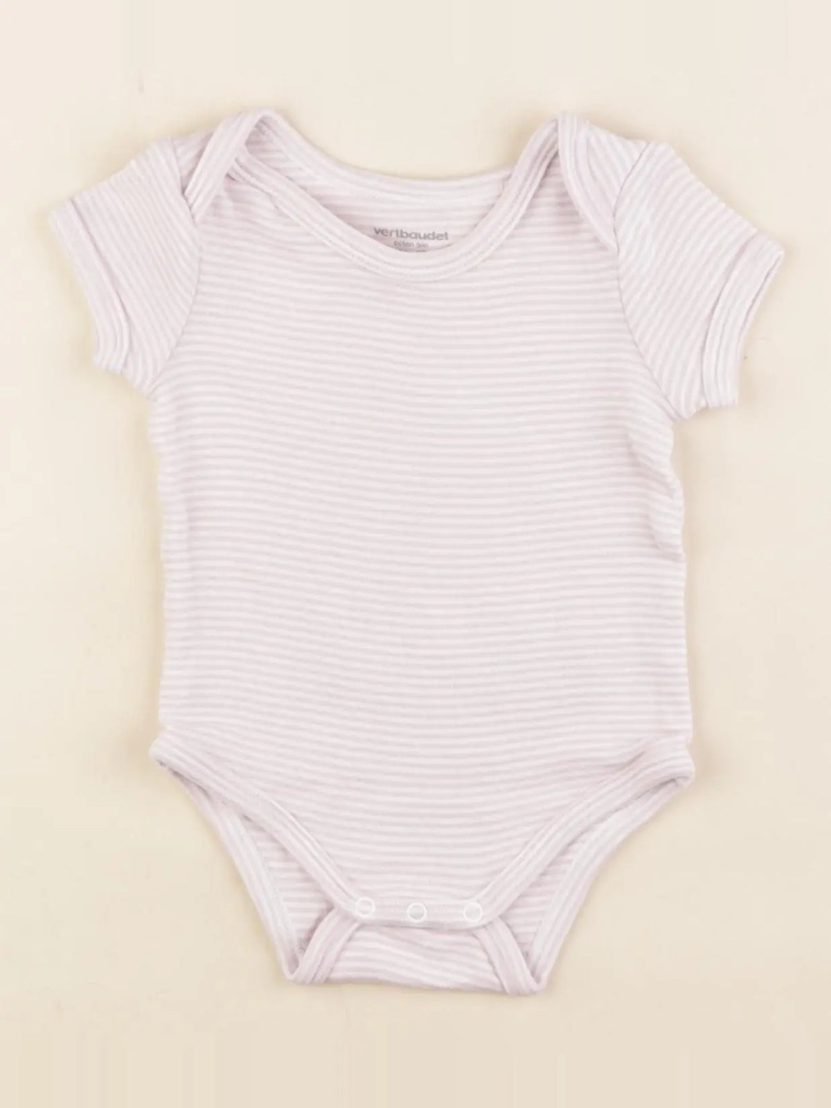 Vertbaudet - body violet - 6 mois