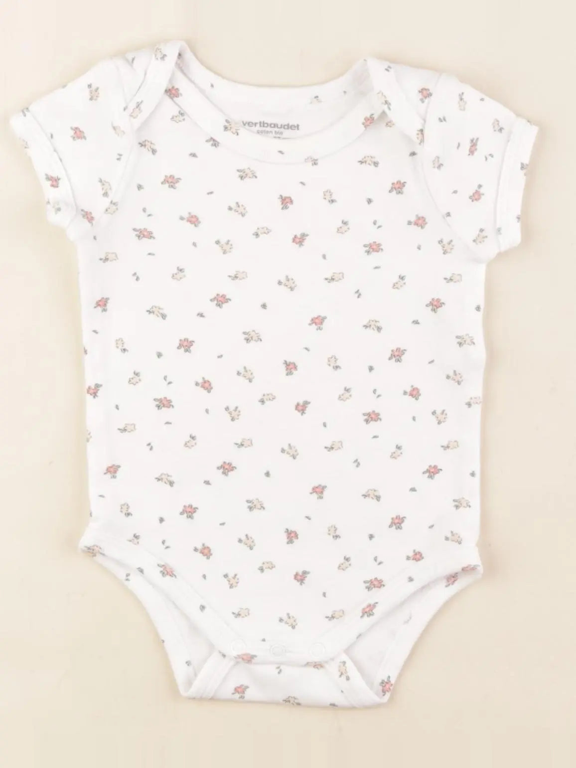 Vertbaudet - body blanc - 6 mois
