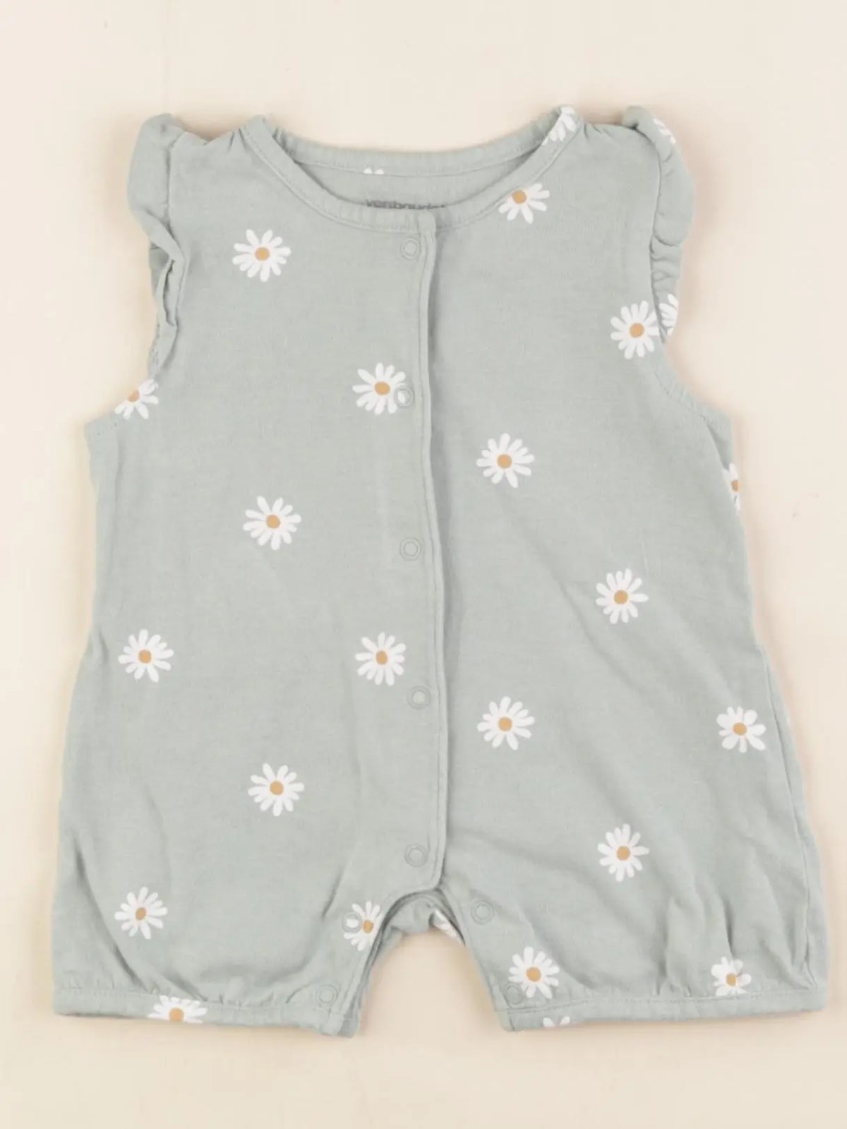 Vertbaudet - pyjama coton vert - 6 mois