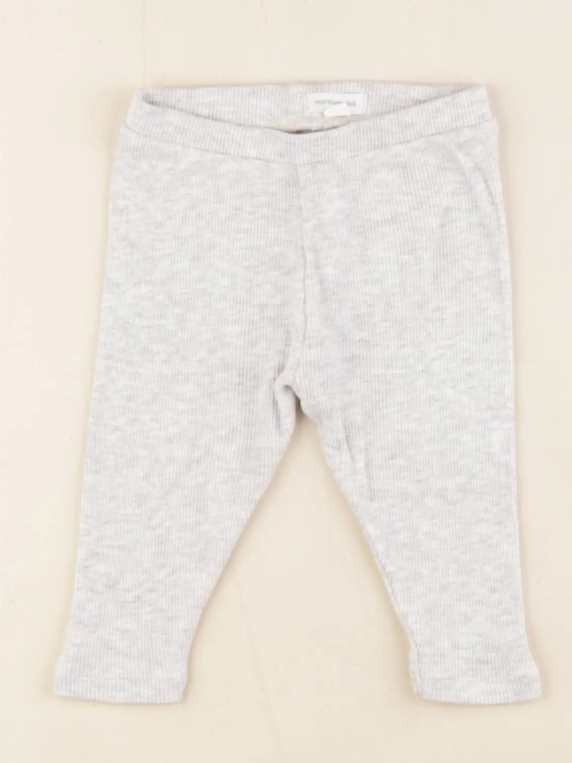 Vertbaudet - legging gris - 6 mois