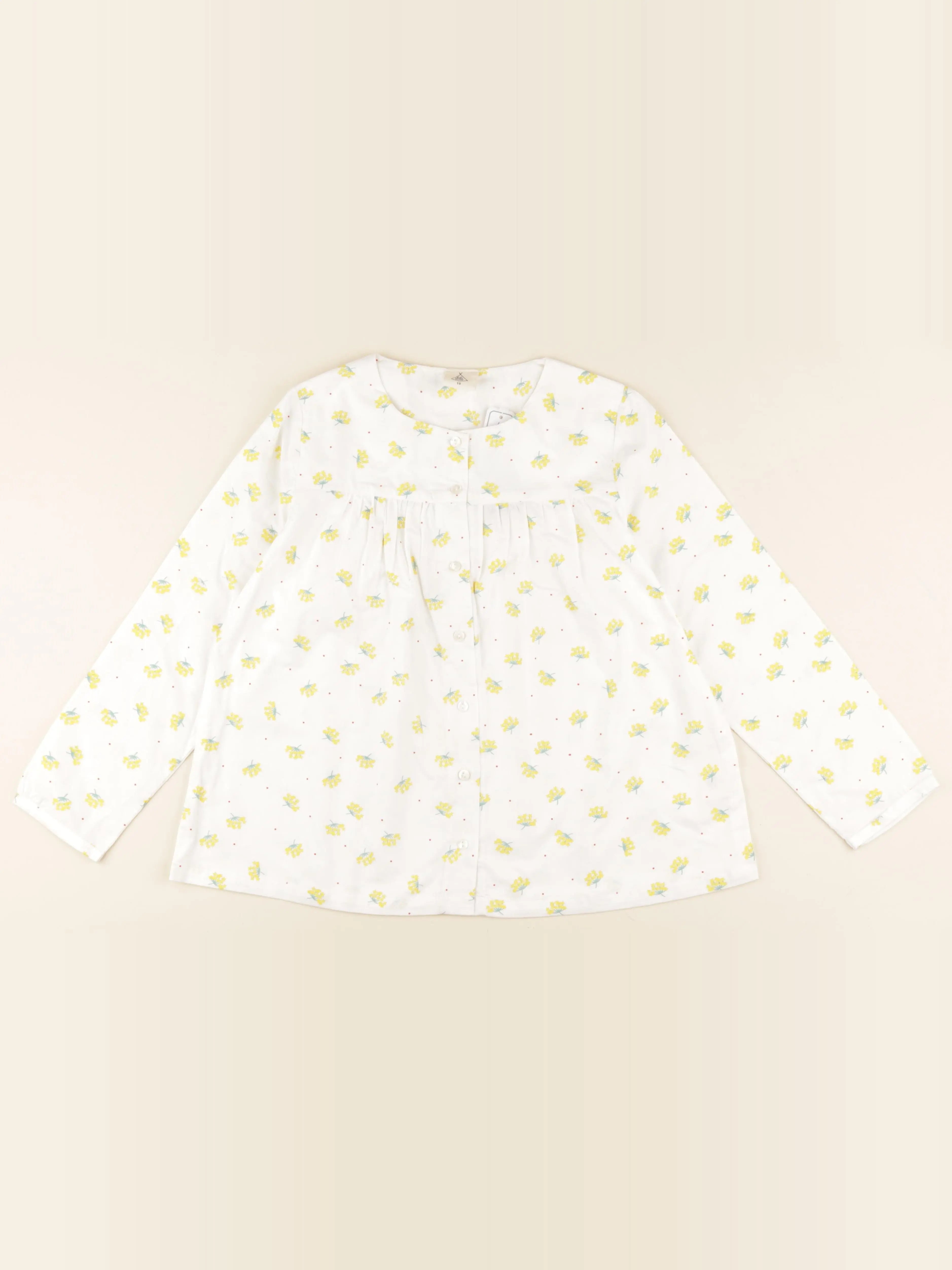 Blouse JOSEPHINE fleur jaune
