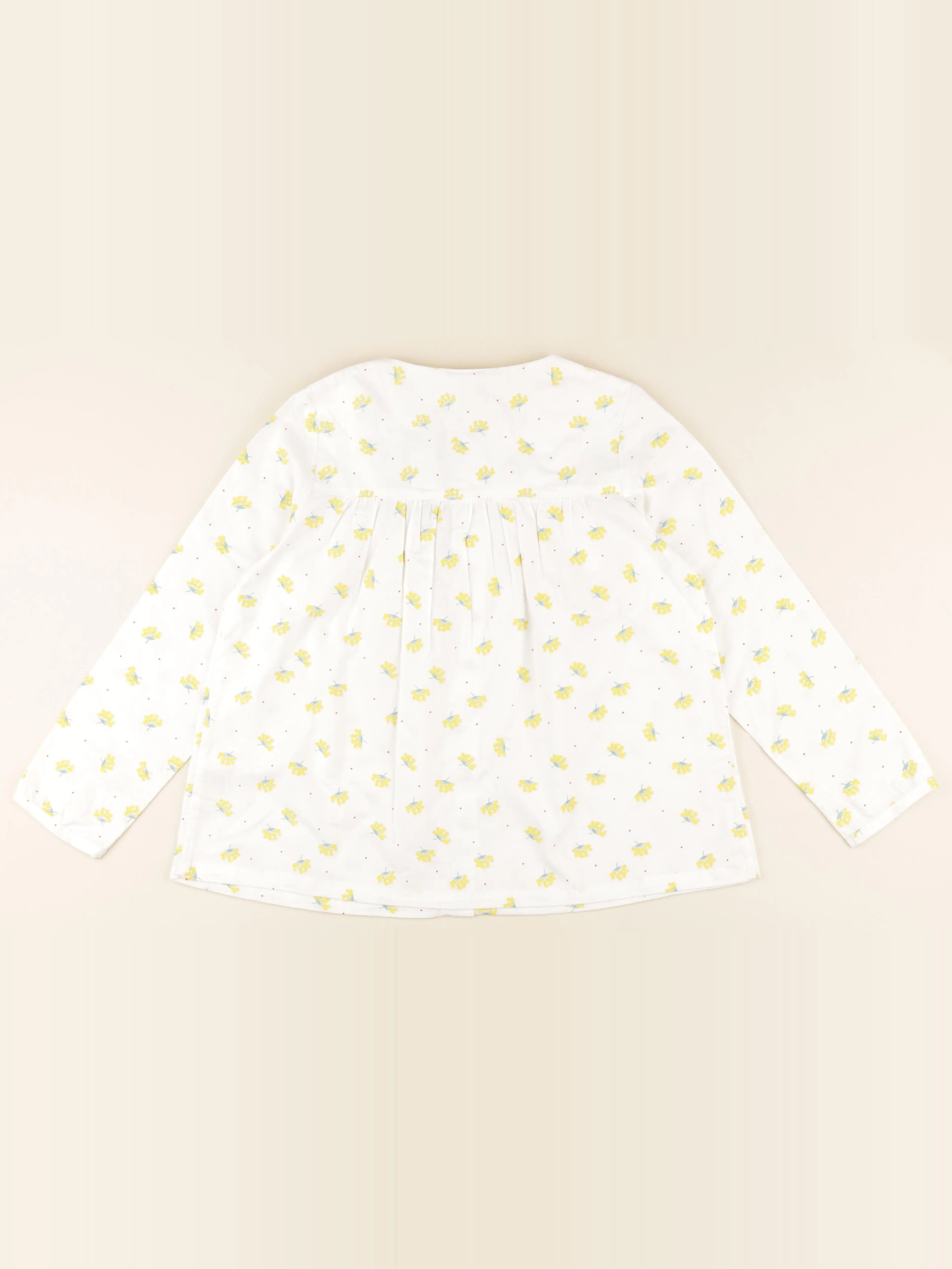 Blouse JOSEPHINE fleur jaune