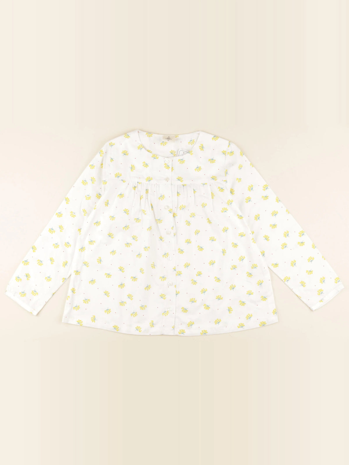 Blouse JOSEPHINE fleur jaune