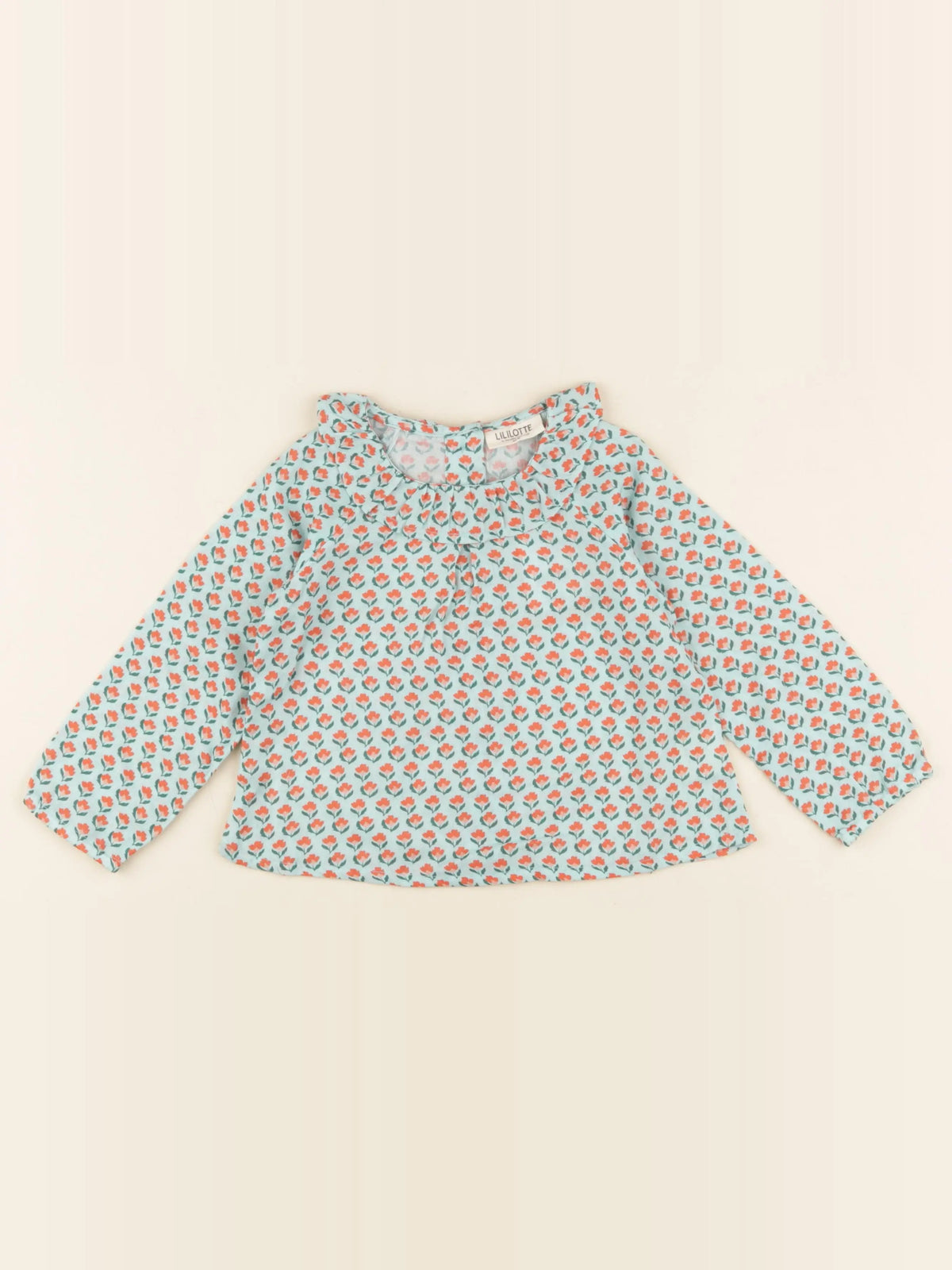 Blouse CHARLOTTE imprimé tulipes