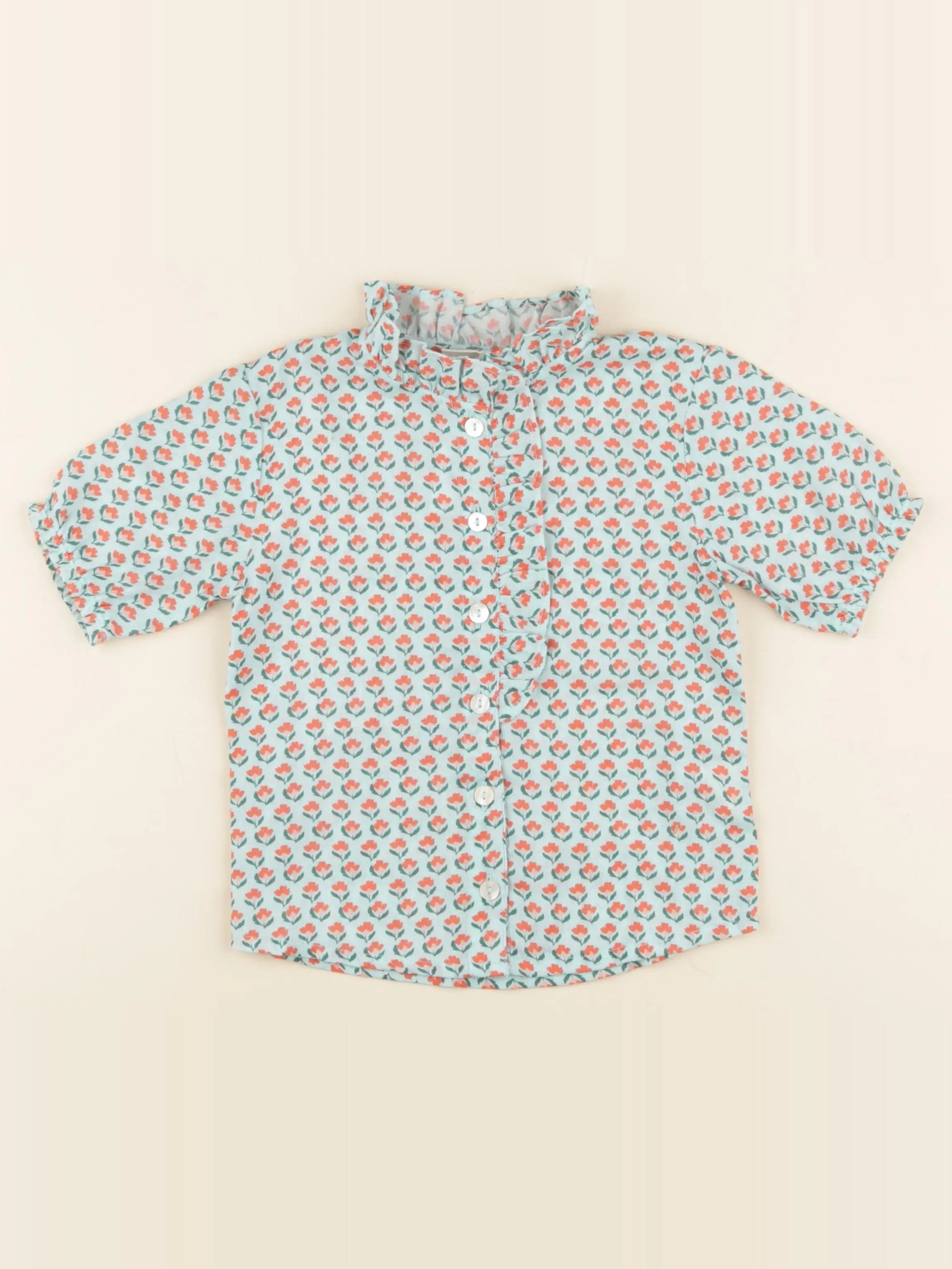 Blouse ANAIS imprimé tulipes