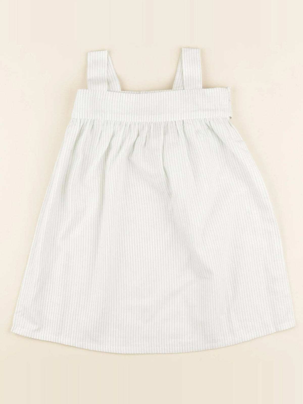 Robe YSEULT rayé vert