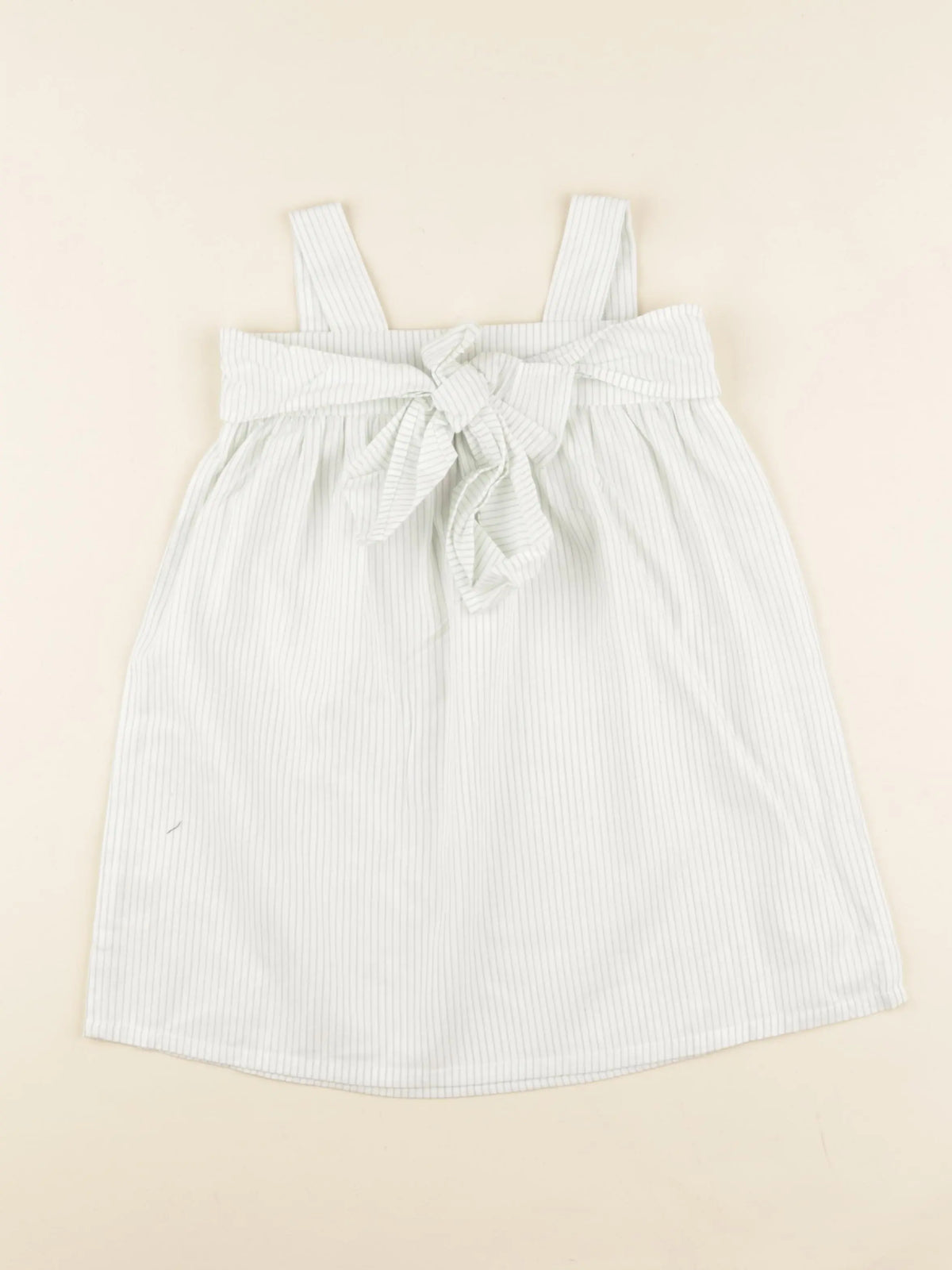 Robe YSEULT rayé vert