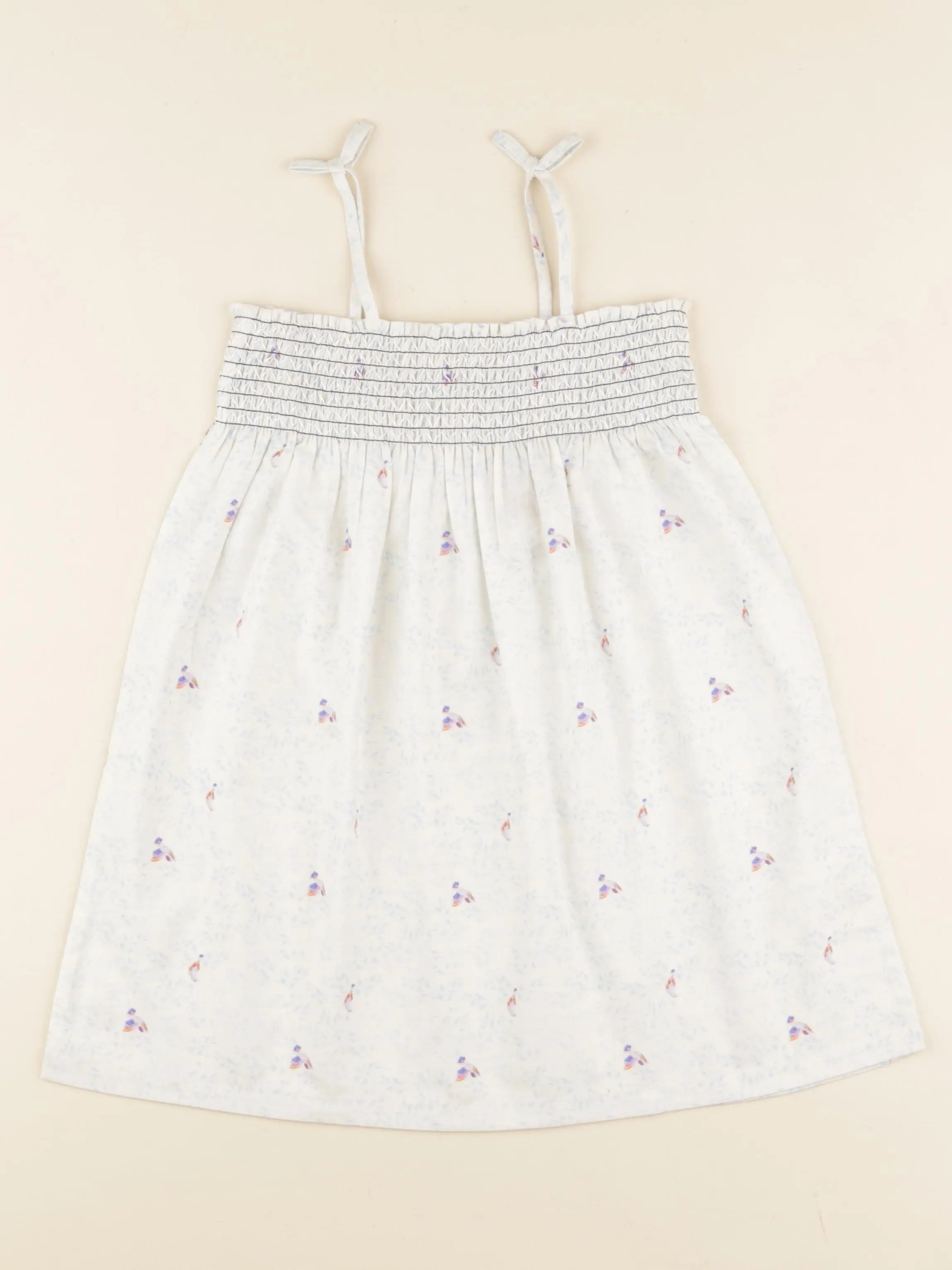 Robe AMICIE fleur bleu