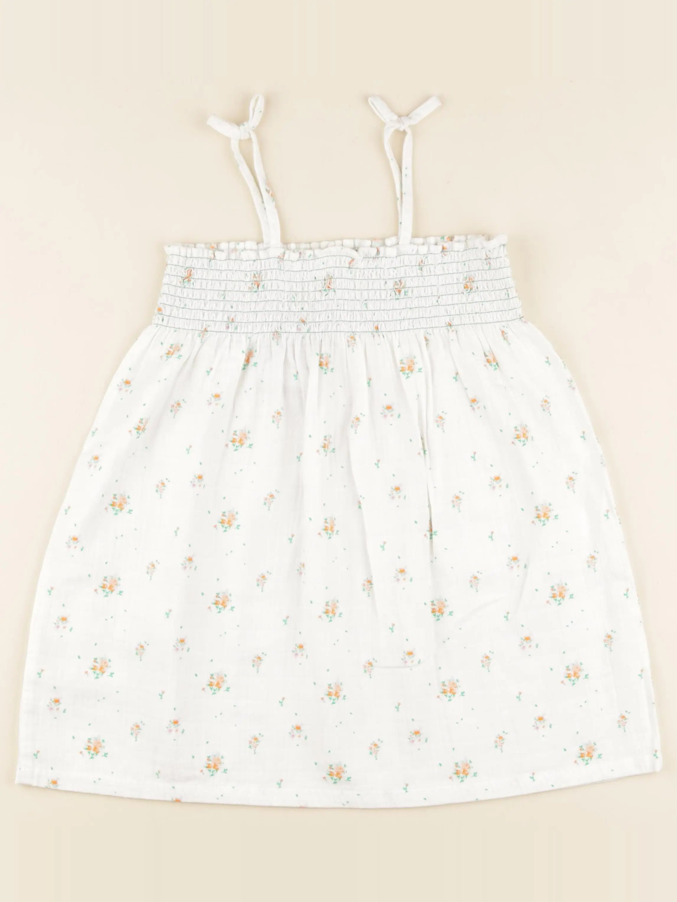 Robe AMICIE fleur orange