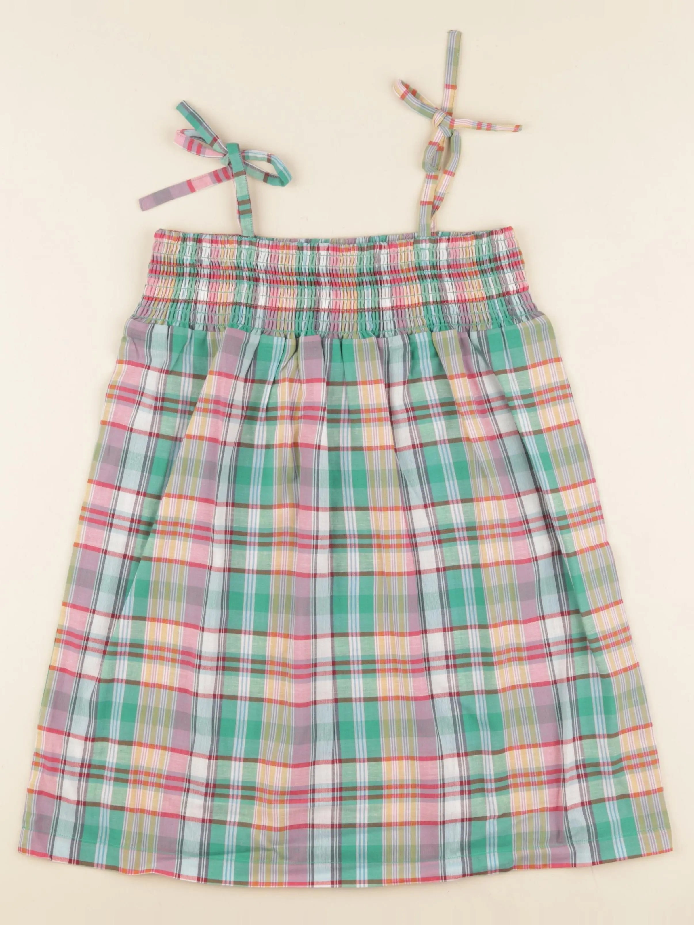 Robe OLIVIA  carreaux multicolore