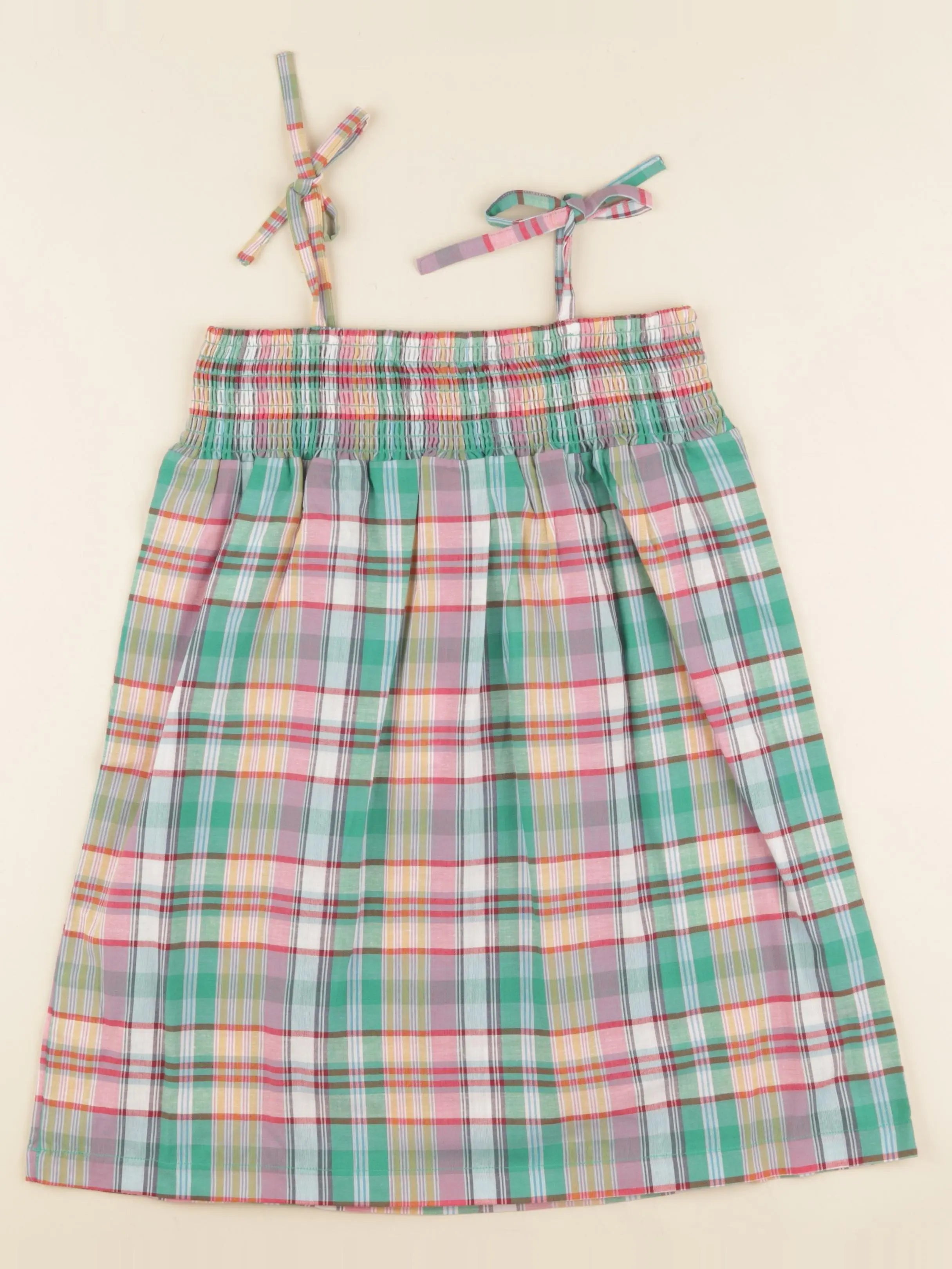 Robe OLIVIA  carreaux multicolore