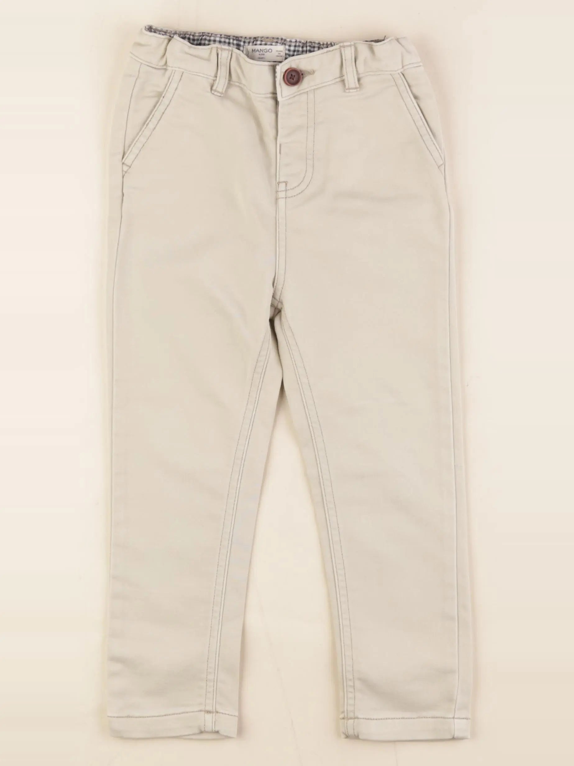 Mango - pantalon beige - 3/4 ans