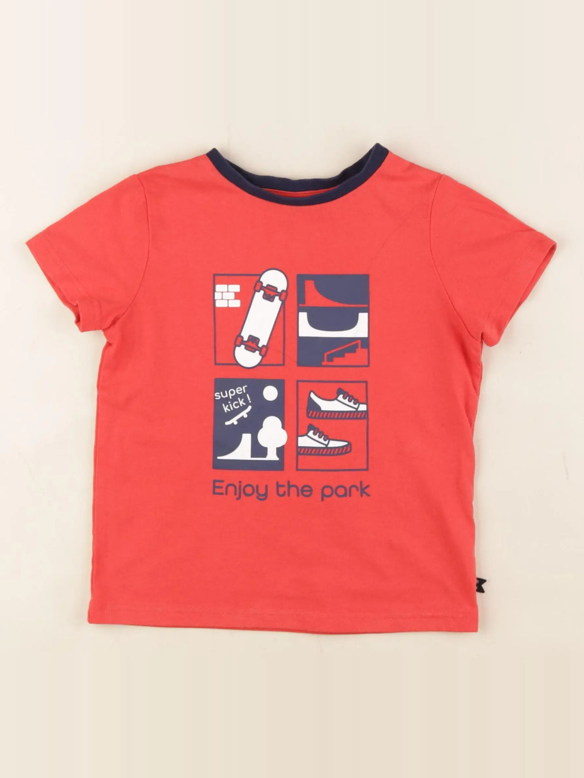 Okaidi - tee-shirt rouge - 3 ans