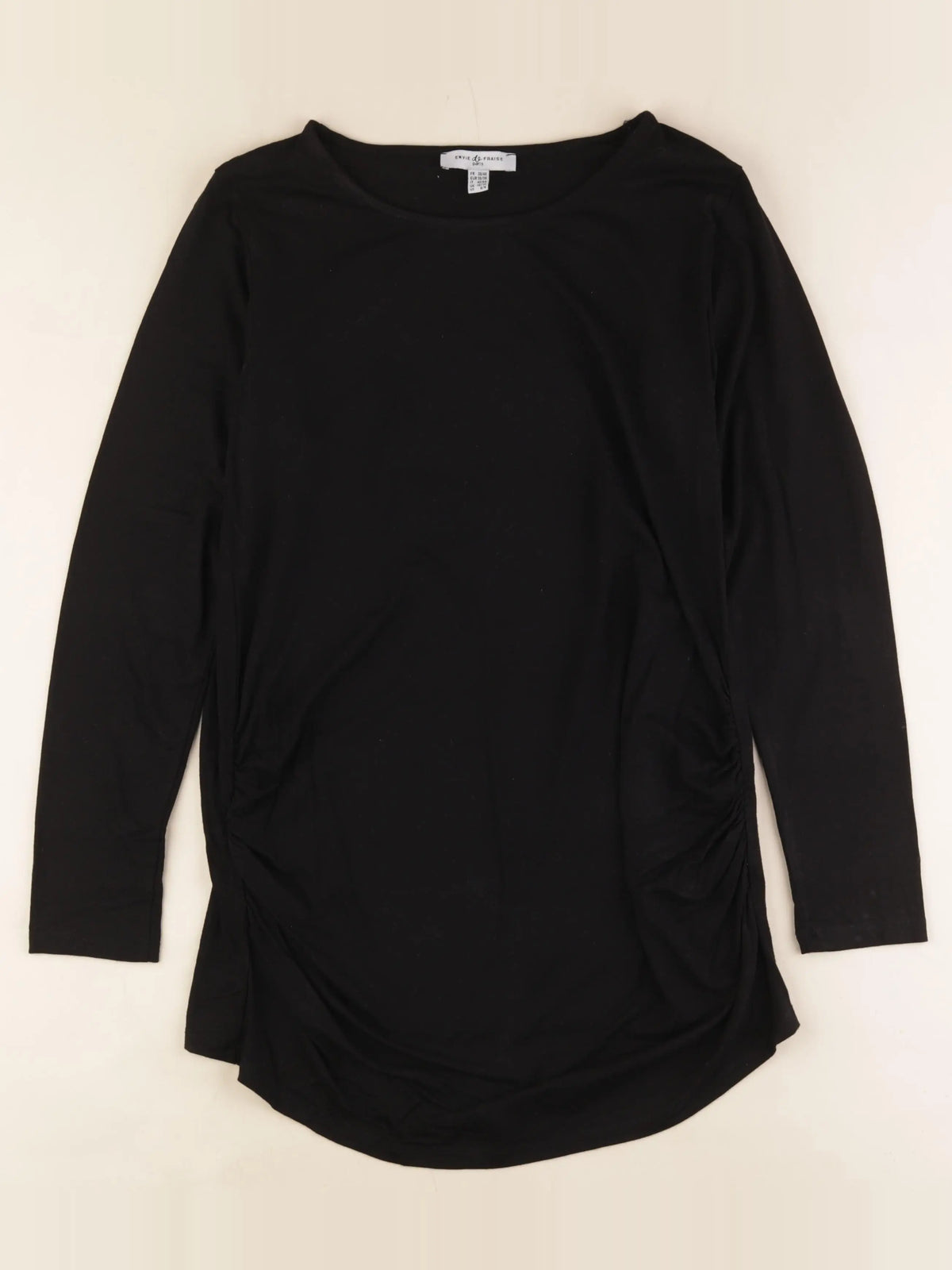 Envie de fraise - tee-shirt grossesse or, noir - 38 à 40