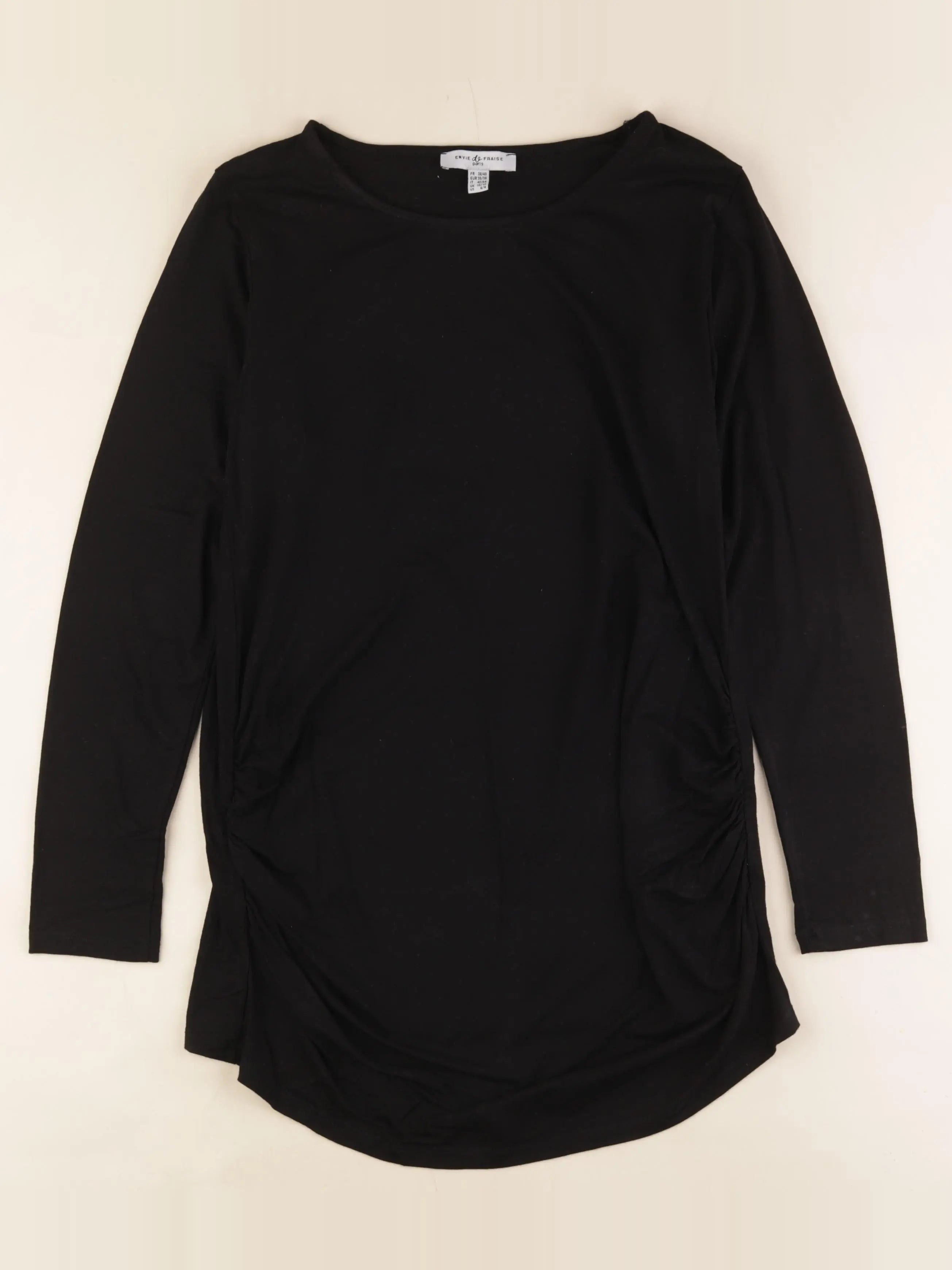 Envie de fraise - tee-shirt grossesse or, noir - 38 à 40