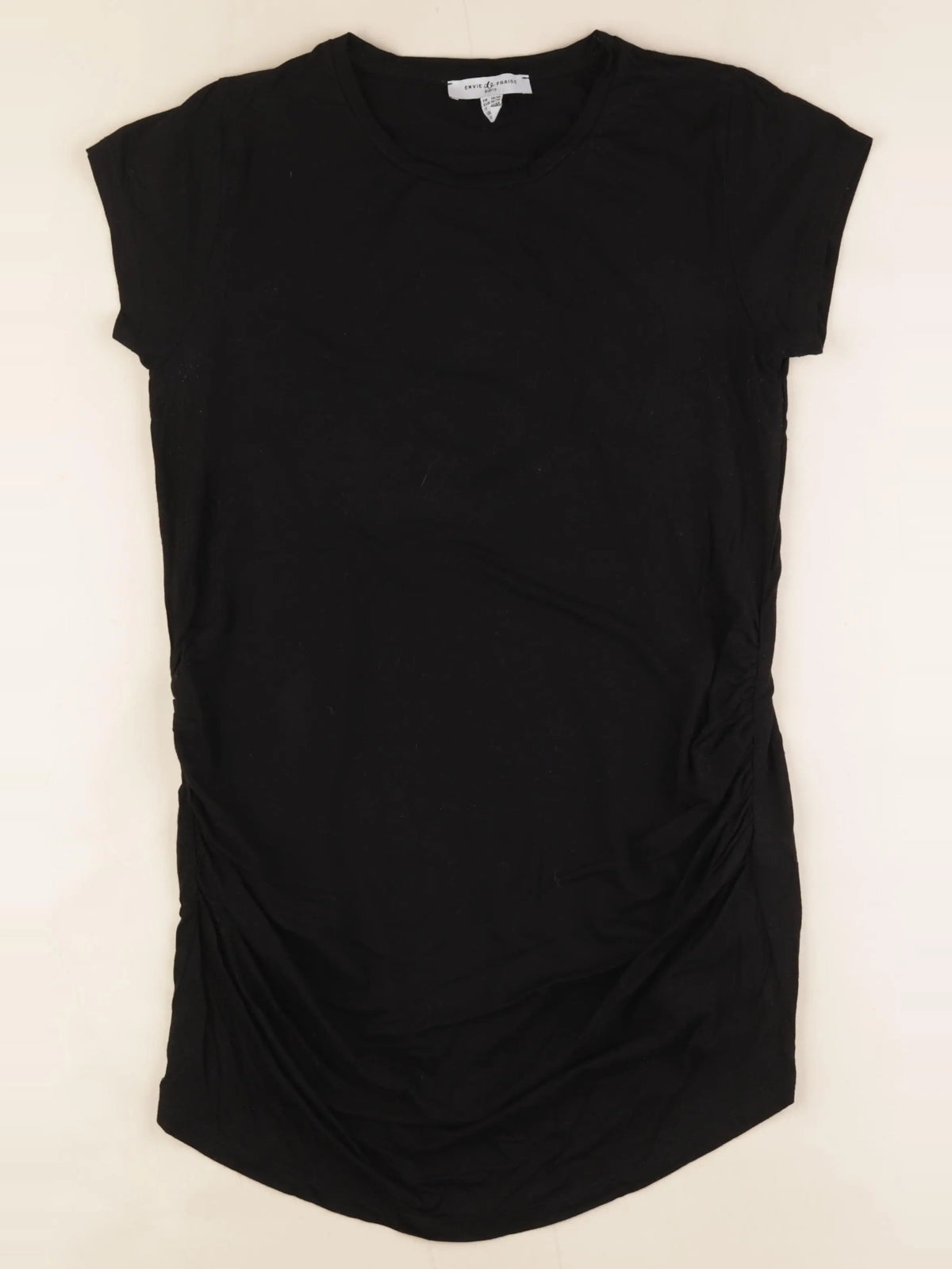 Envie de fraise - tee-shirt grossesse noir - 38 à 40