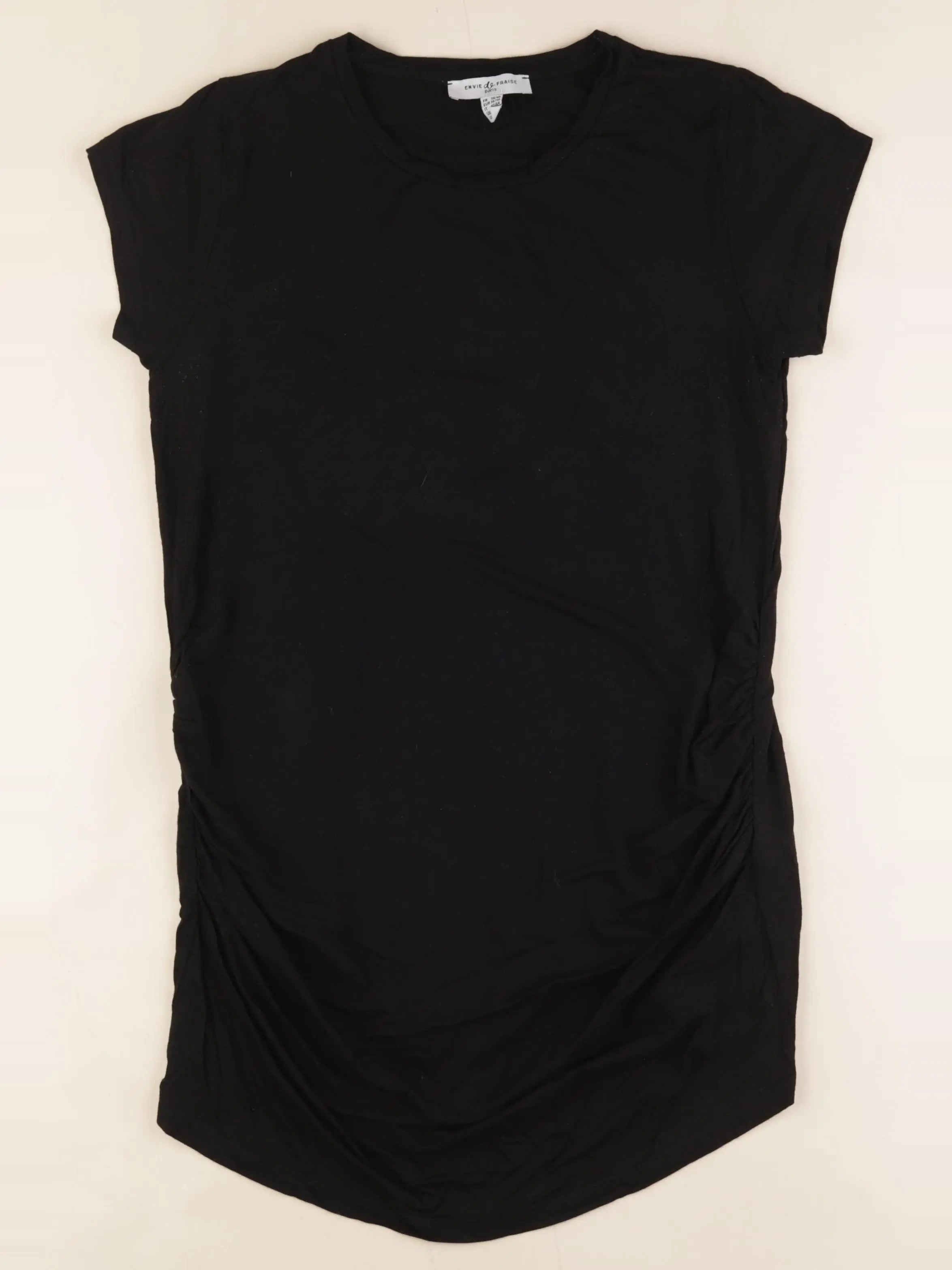 Envie de fraise - tee-shirt grossesse noir - 38 à 40