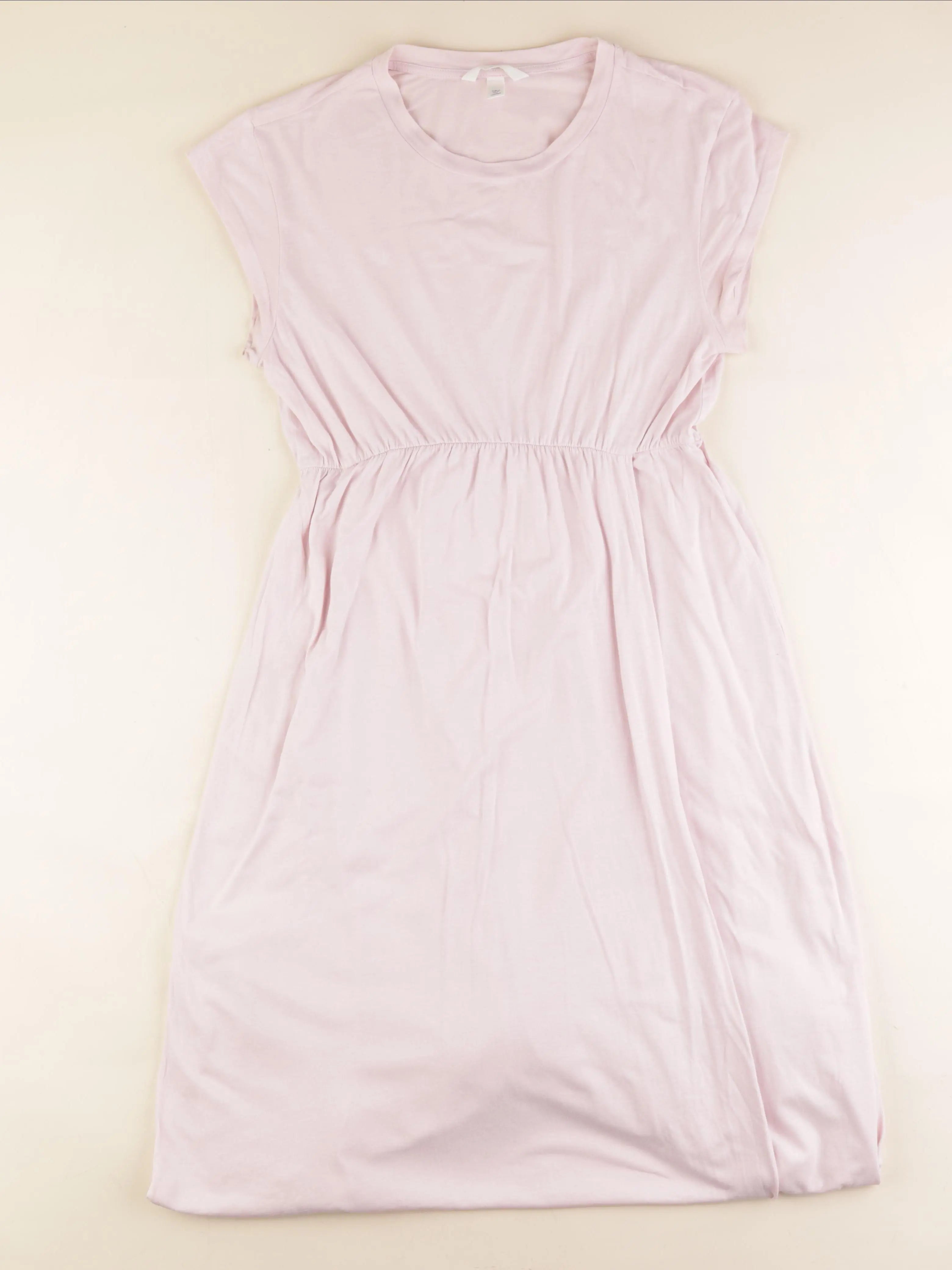 H&M - robe grossesse rose - M