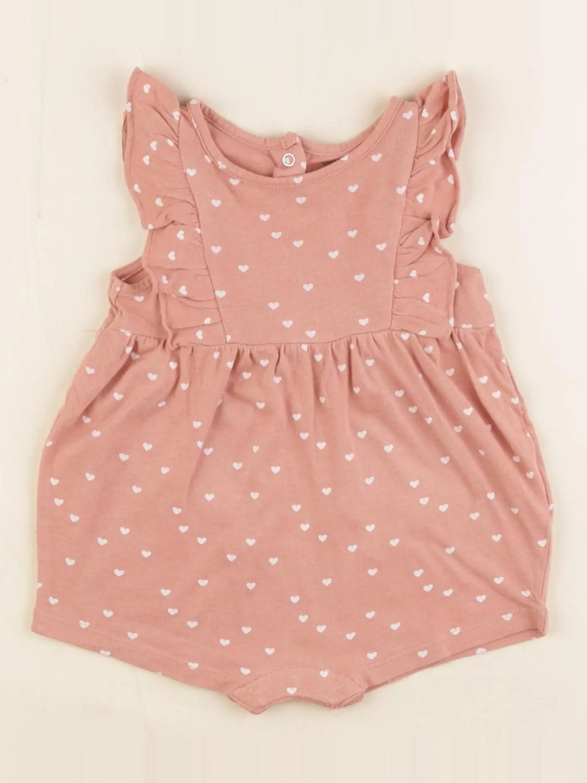 Vertbaudet - combinaison rose - 6 mois