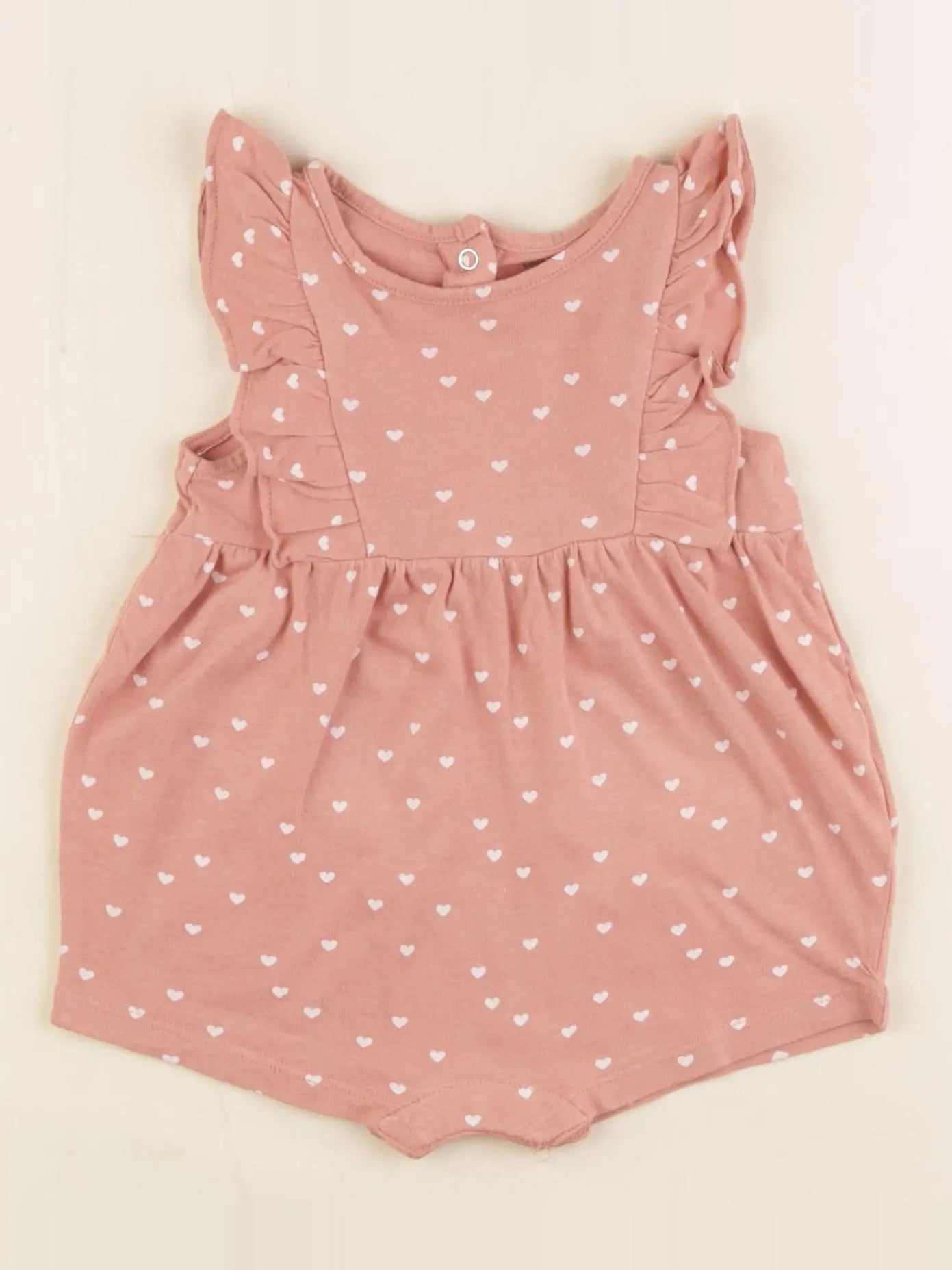 Vertbaudet - combinaison rose - 6 mois