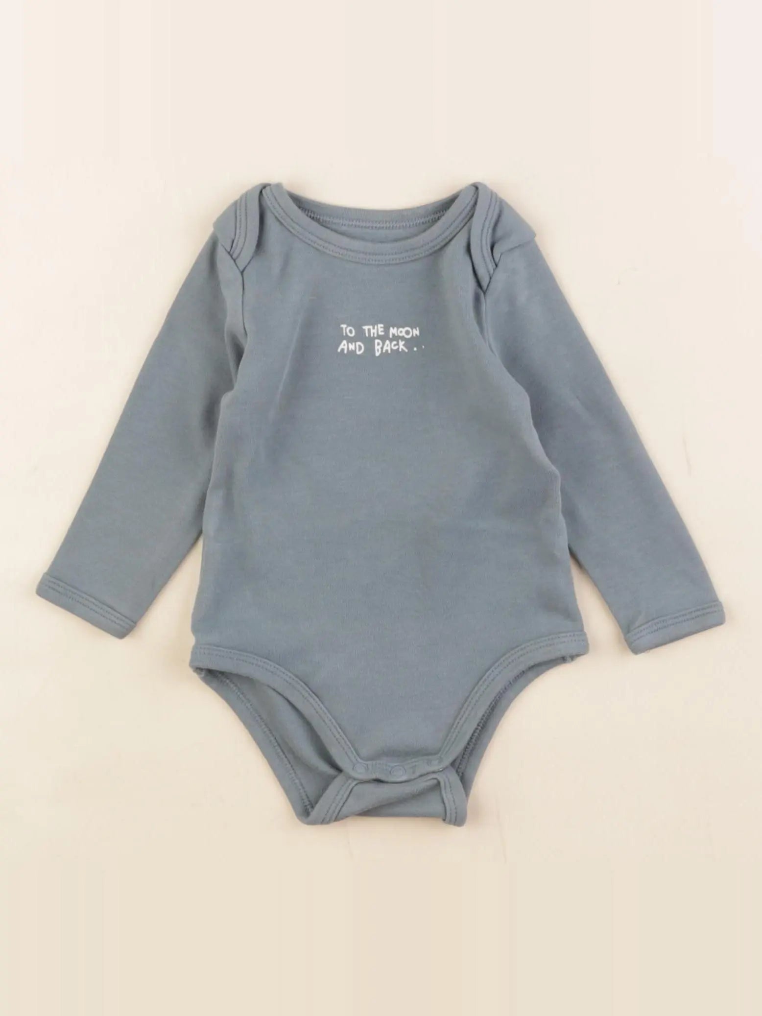 Vertbaudet - body bleu - 9 mois