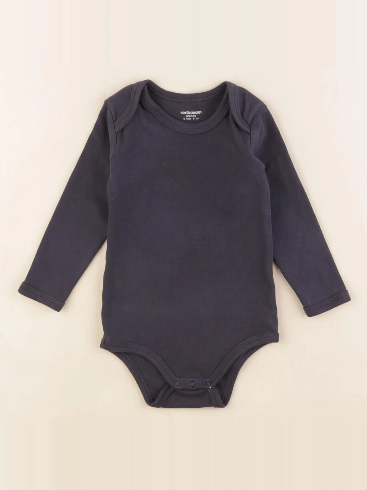 Vertbaudet - body bleu - 18 mois