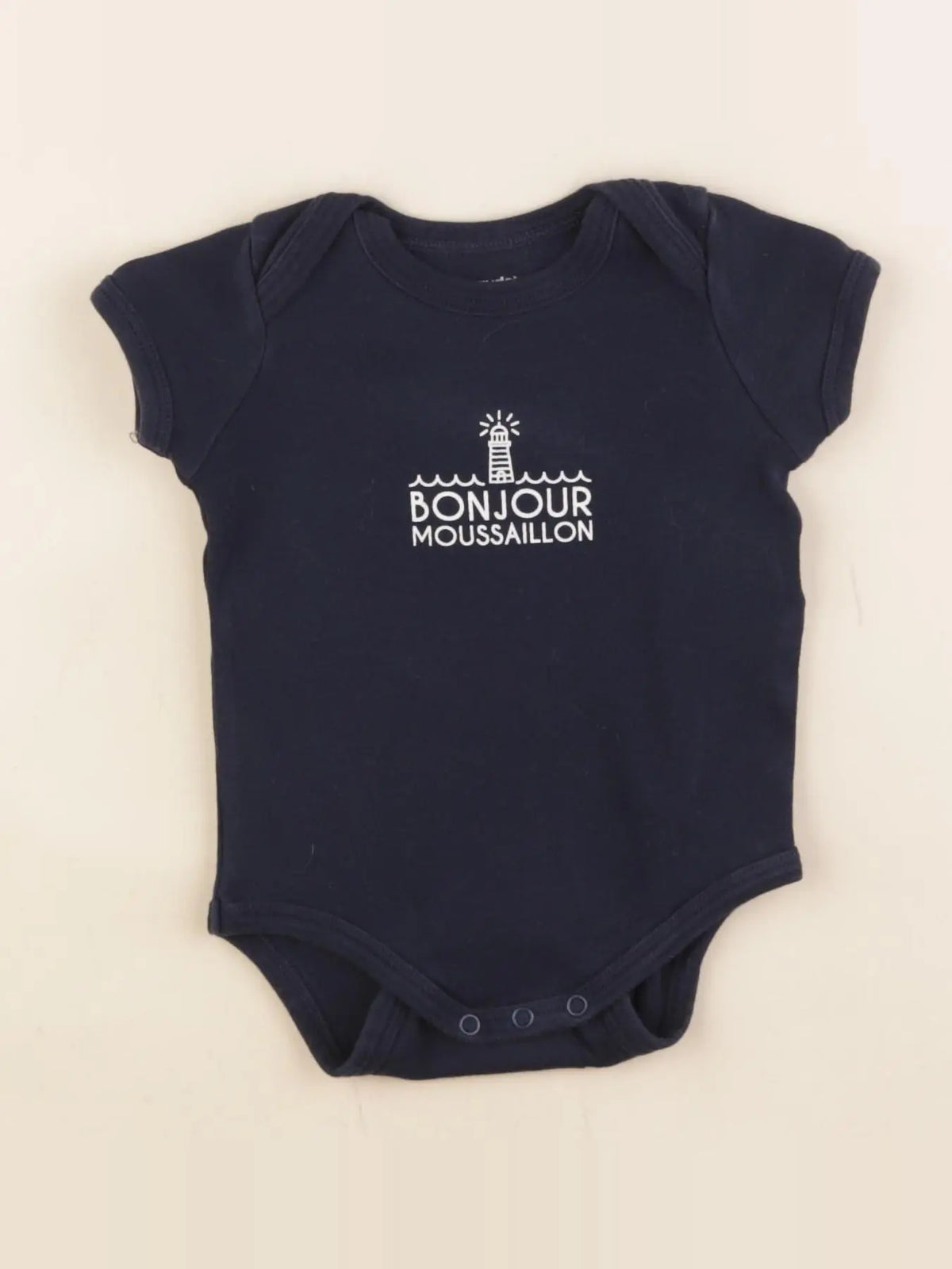 Vertbaudet - body bleu - 9 mois