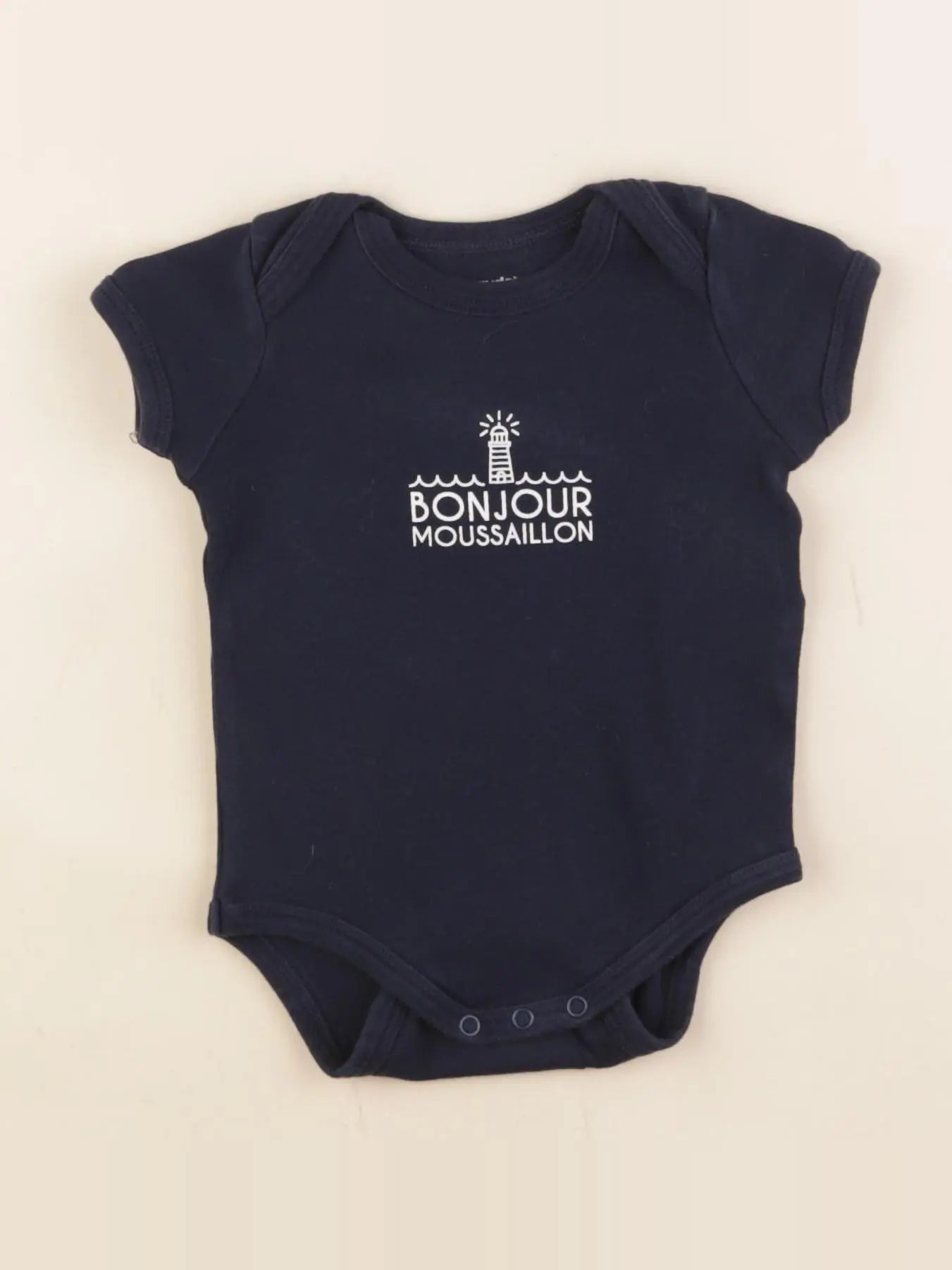 Vertbaudet - body bleu - 9 mois