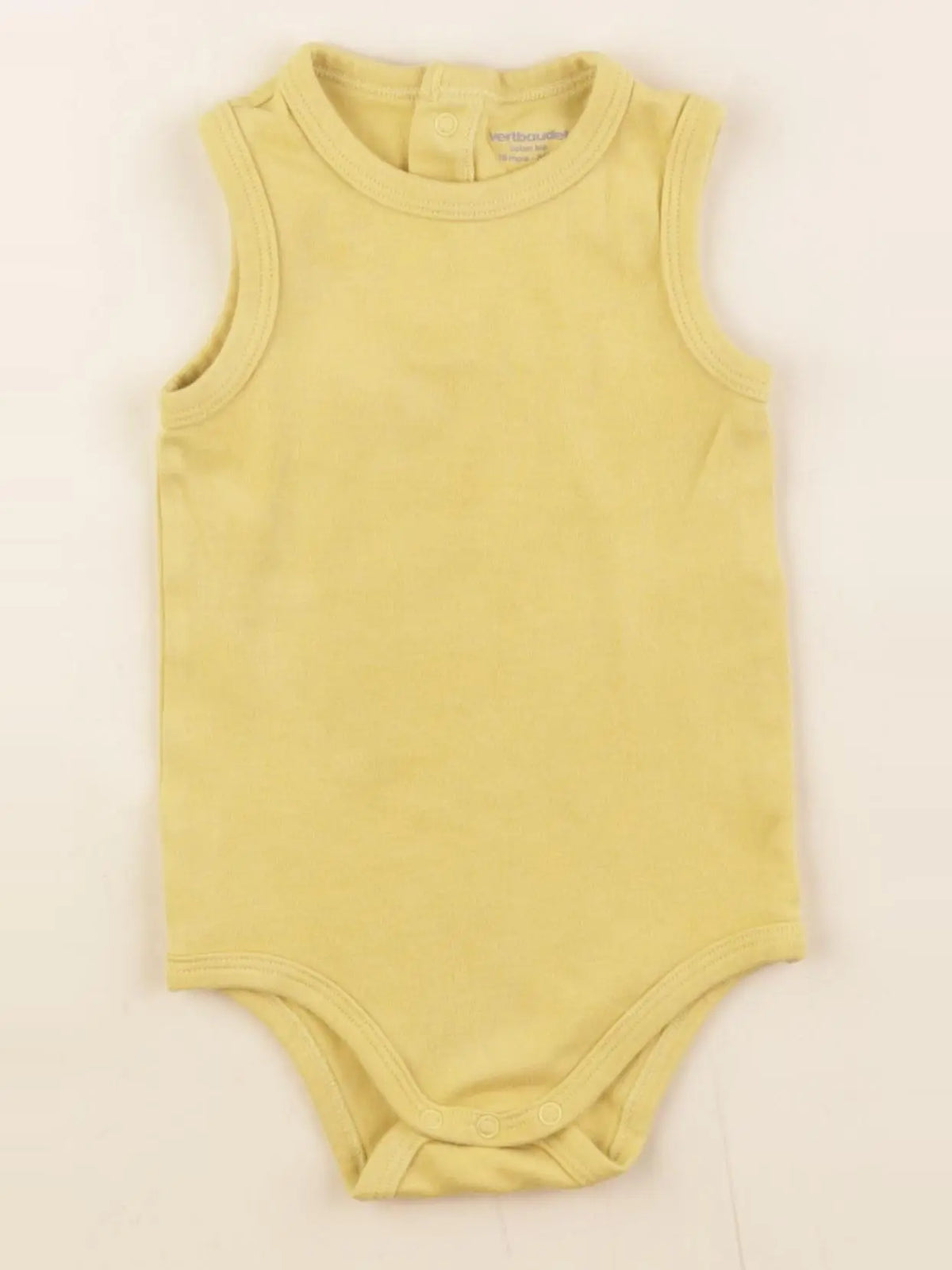 Vertbaudet - body jaune - 18 mois