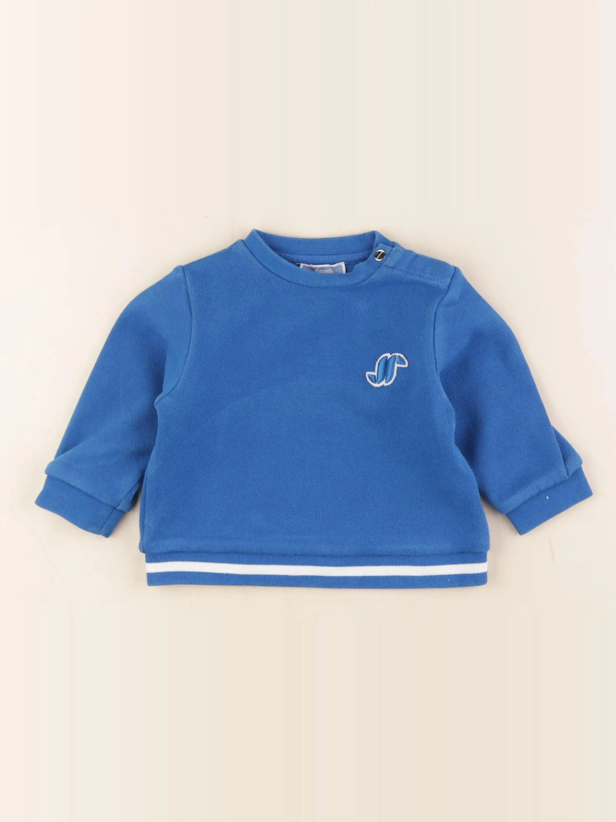 Jacadi - sweat bleu - 12 mois