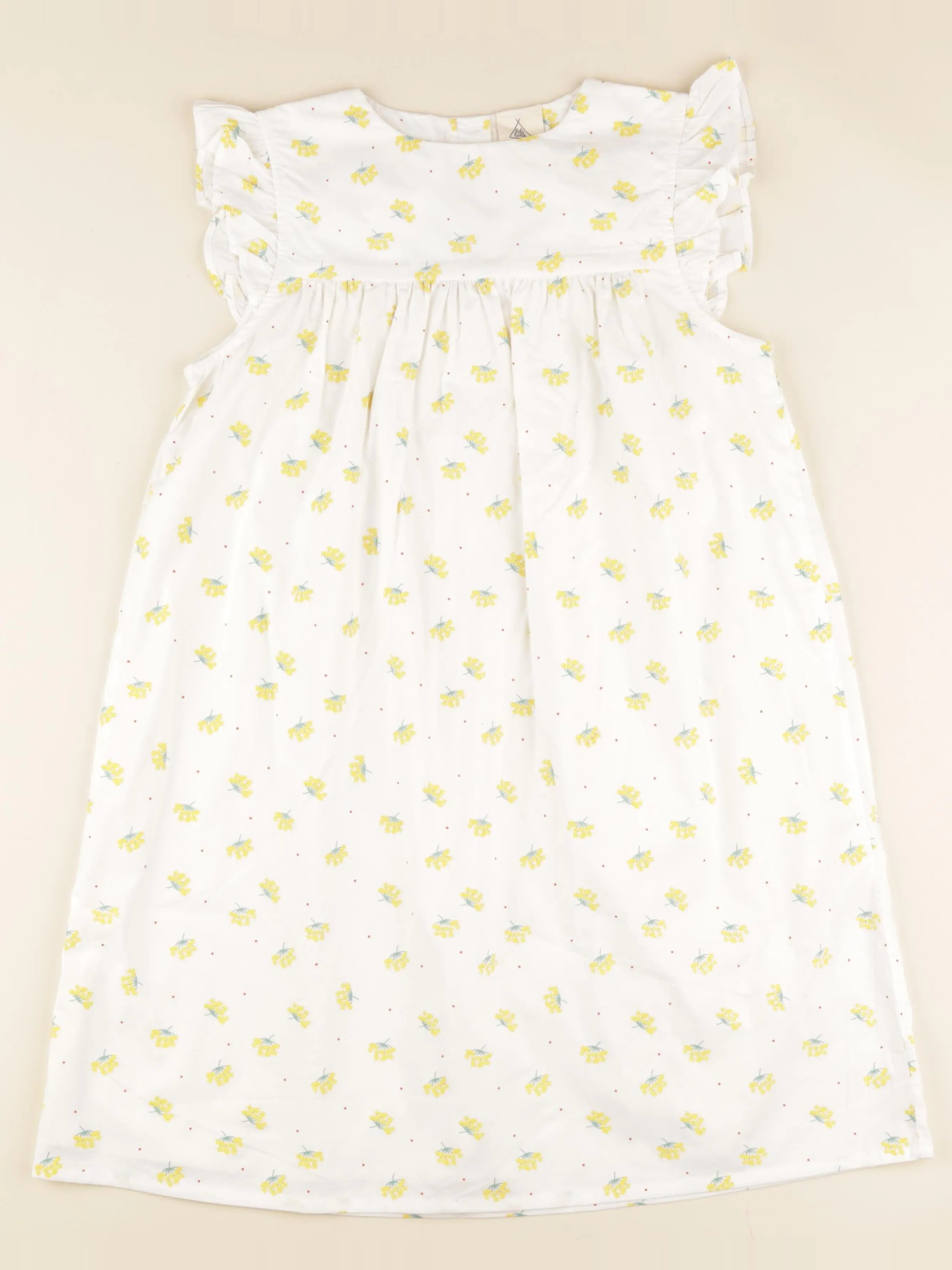 Robe HORTENSE fleur jaune