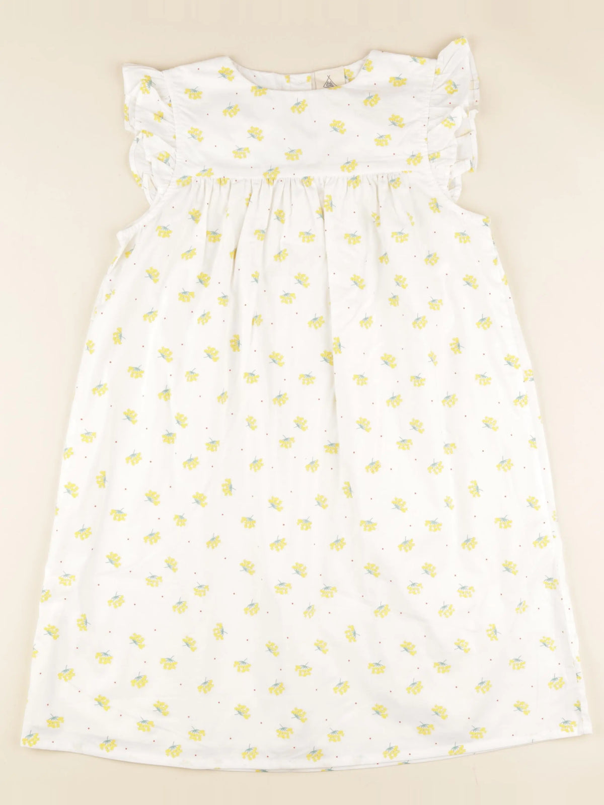 Robe HORTENSE fleur jaune