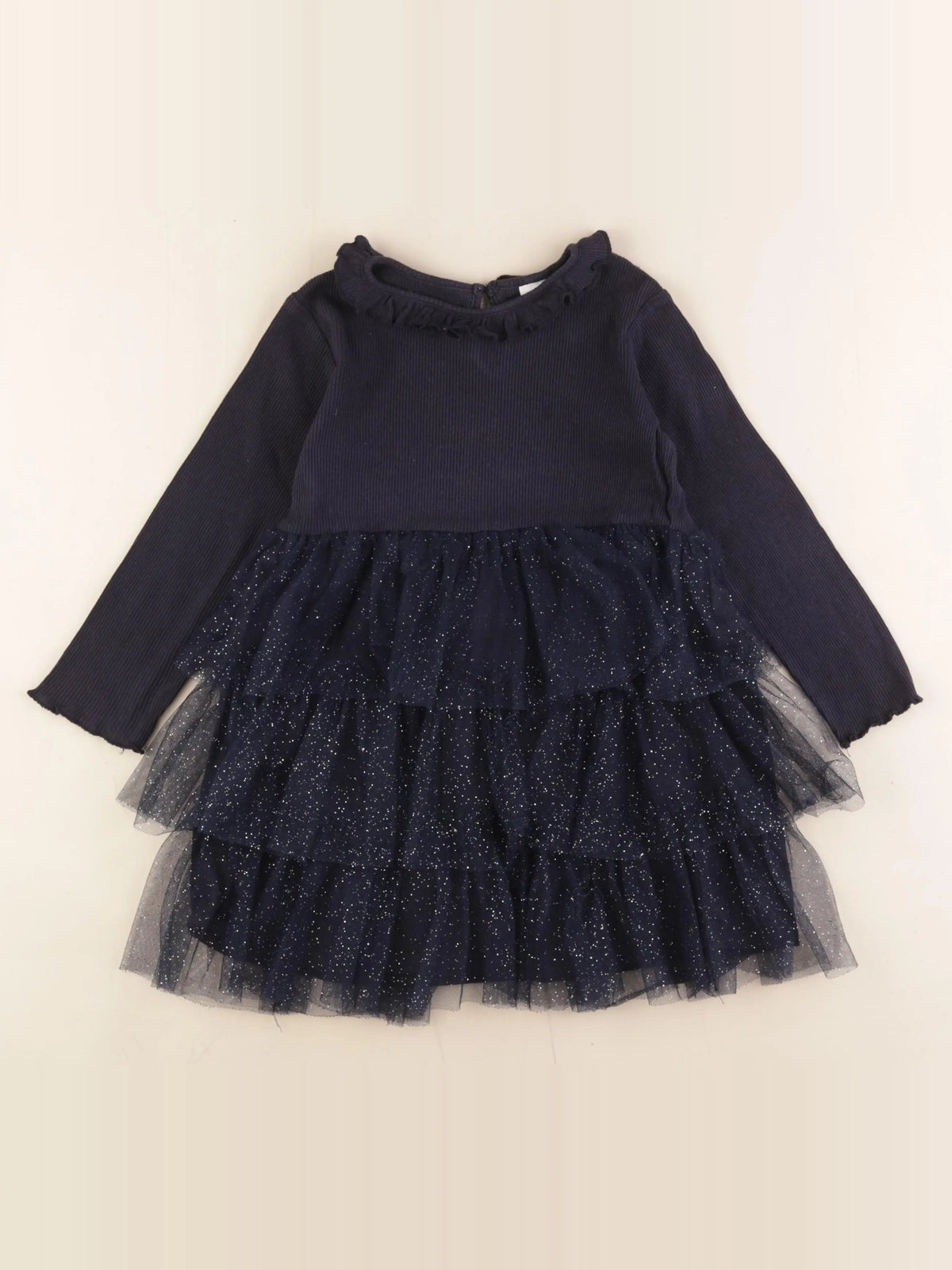 H&M - robe bleu - 4 ans