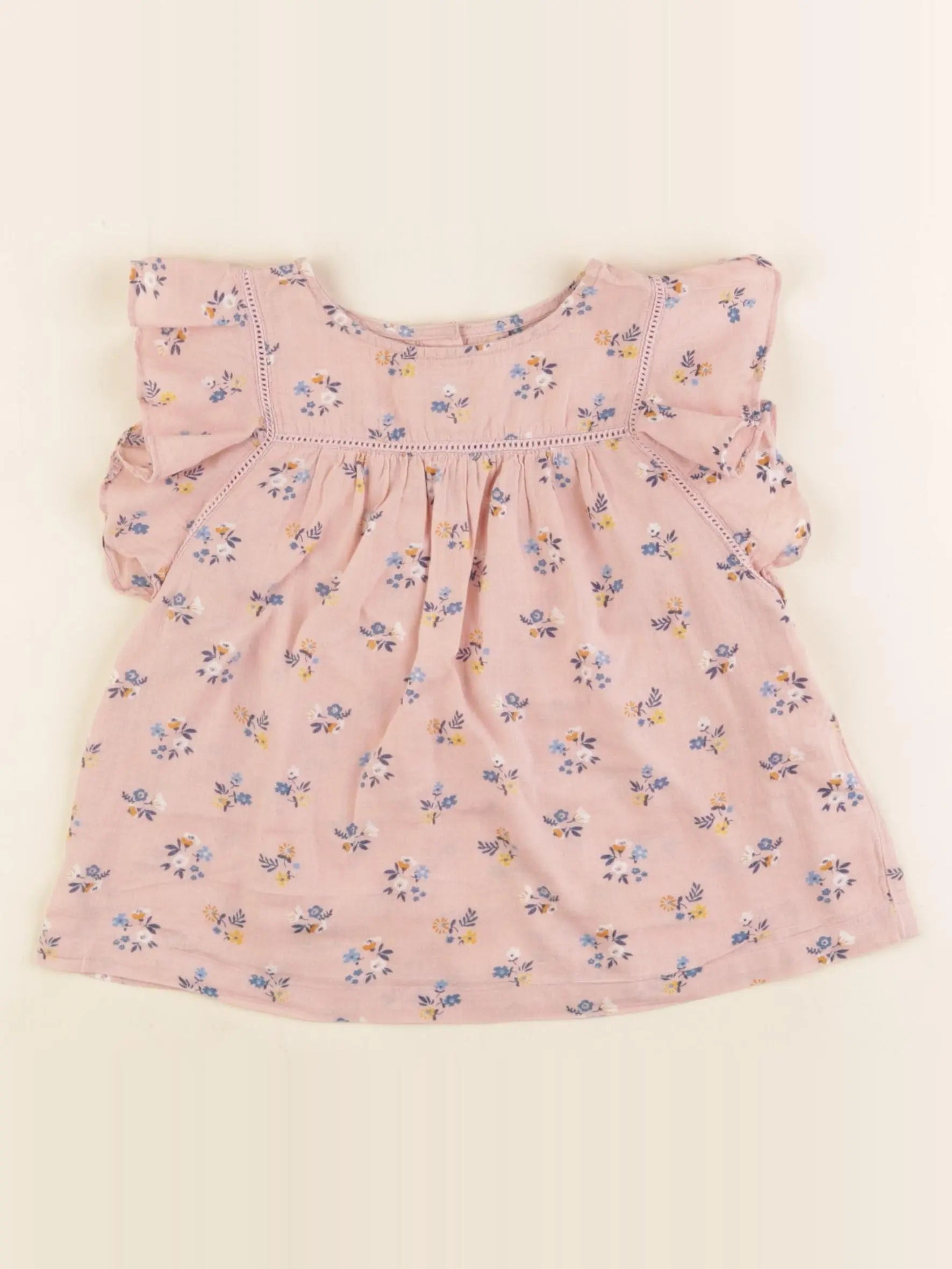 Monoprix - blouse rose - 4 ans