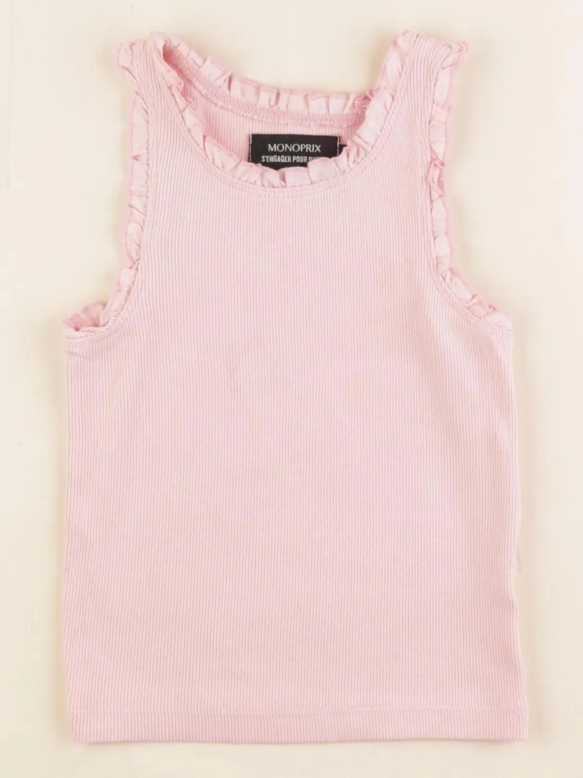 Monoprix - débardeur rose - 4 ans