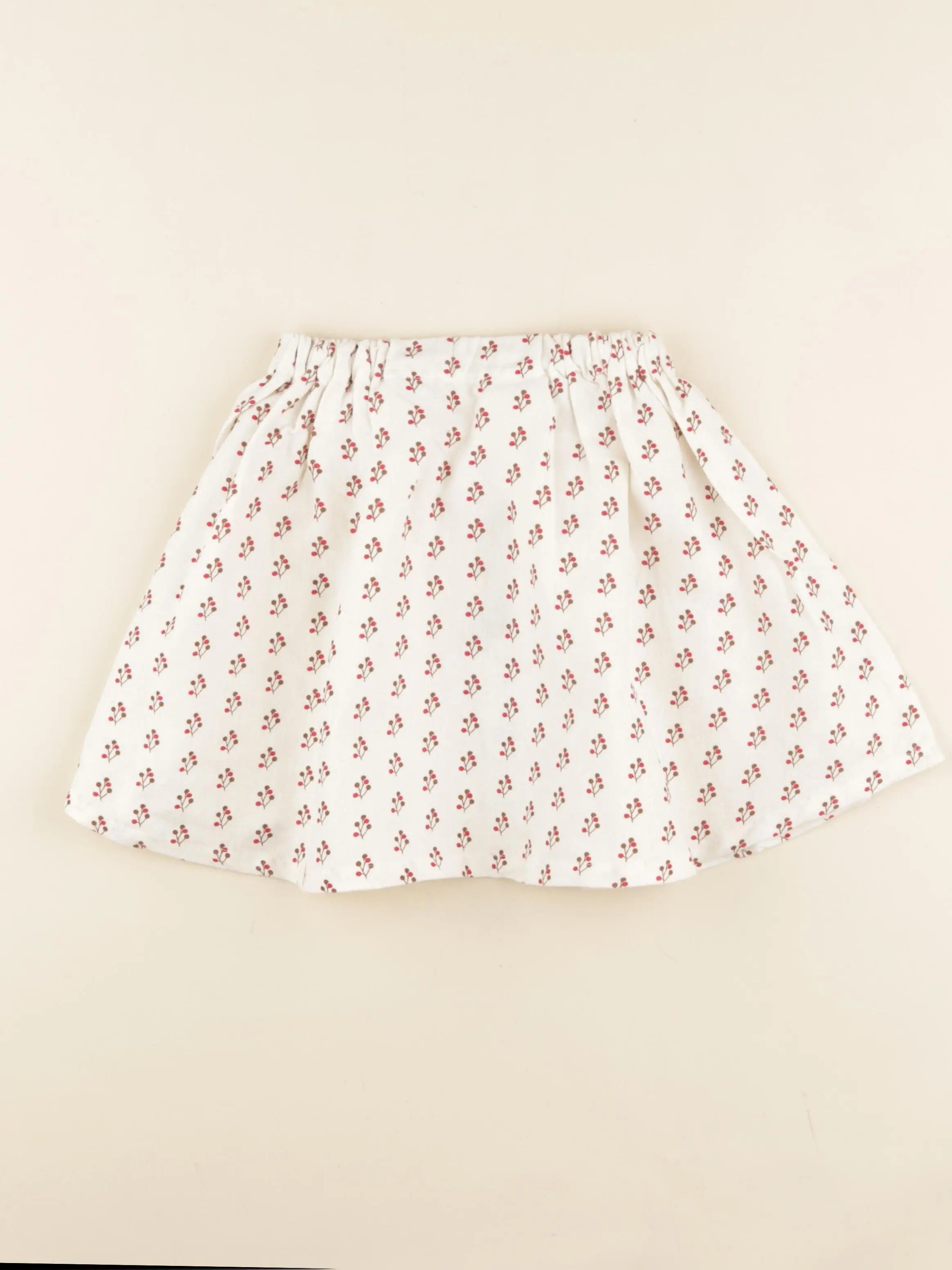 Jupe EVA écru imprimé