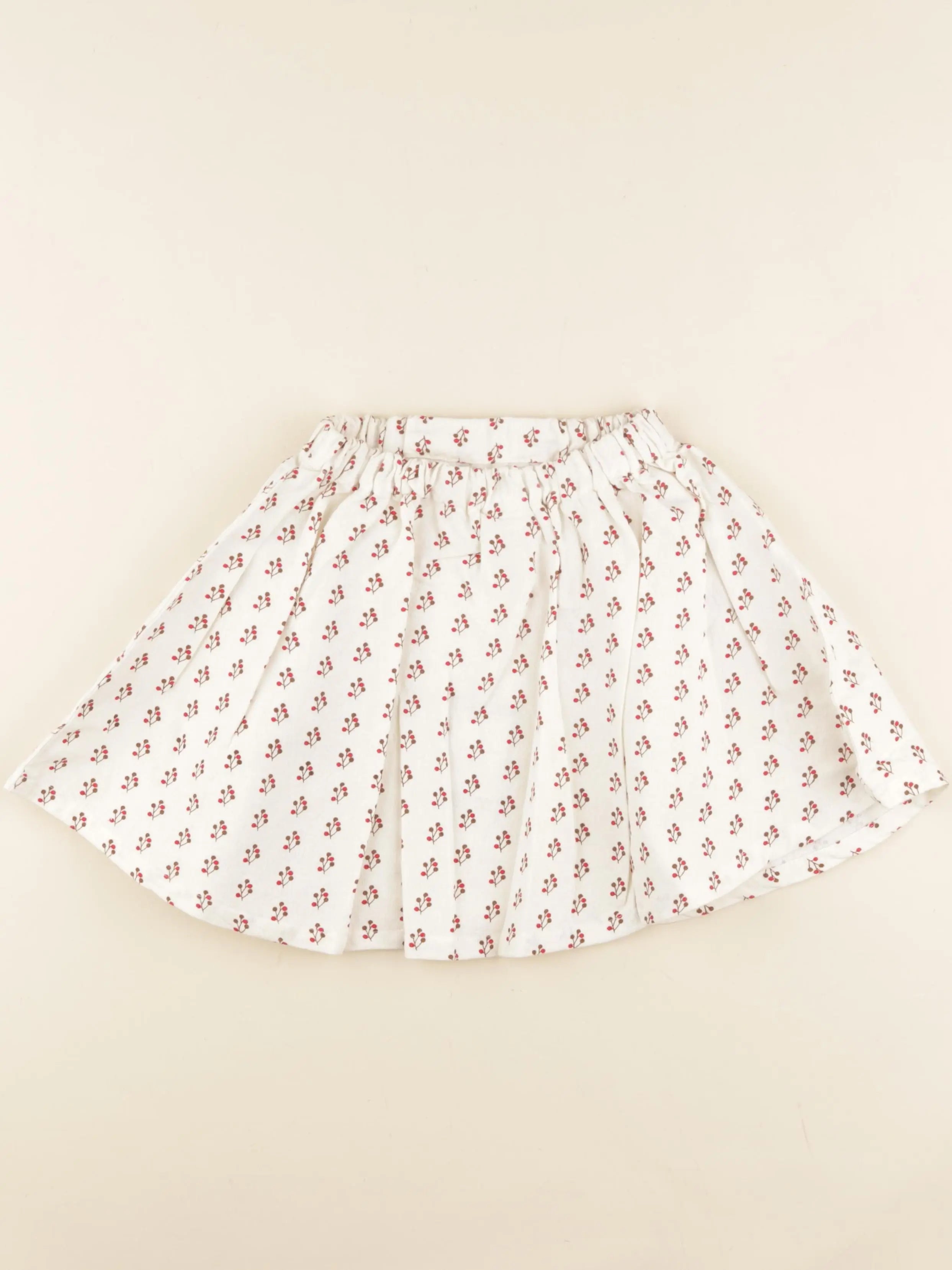 Jupe EVA écru imprimé