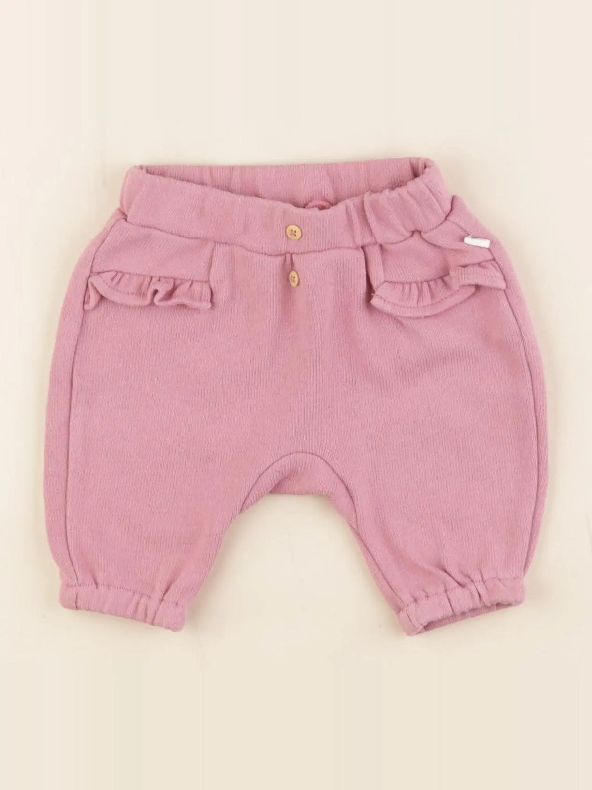 Tape à l'oeil - sarouel rose - 1 mois