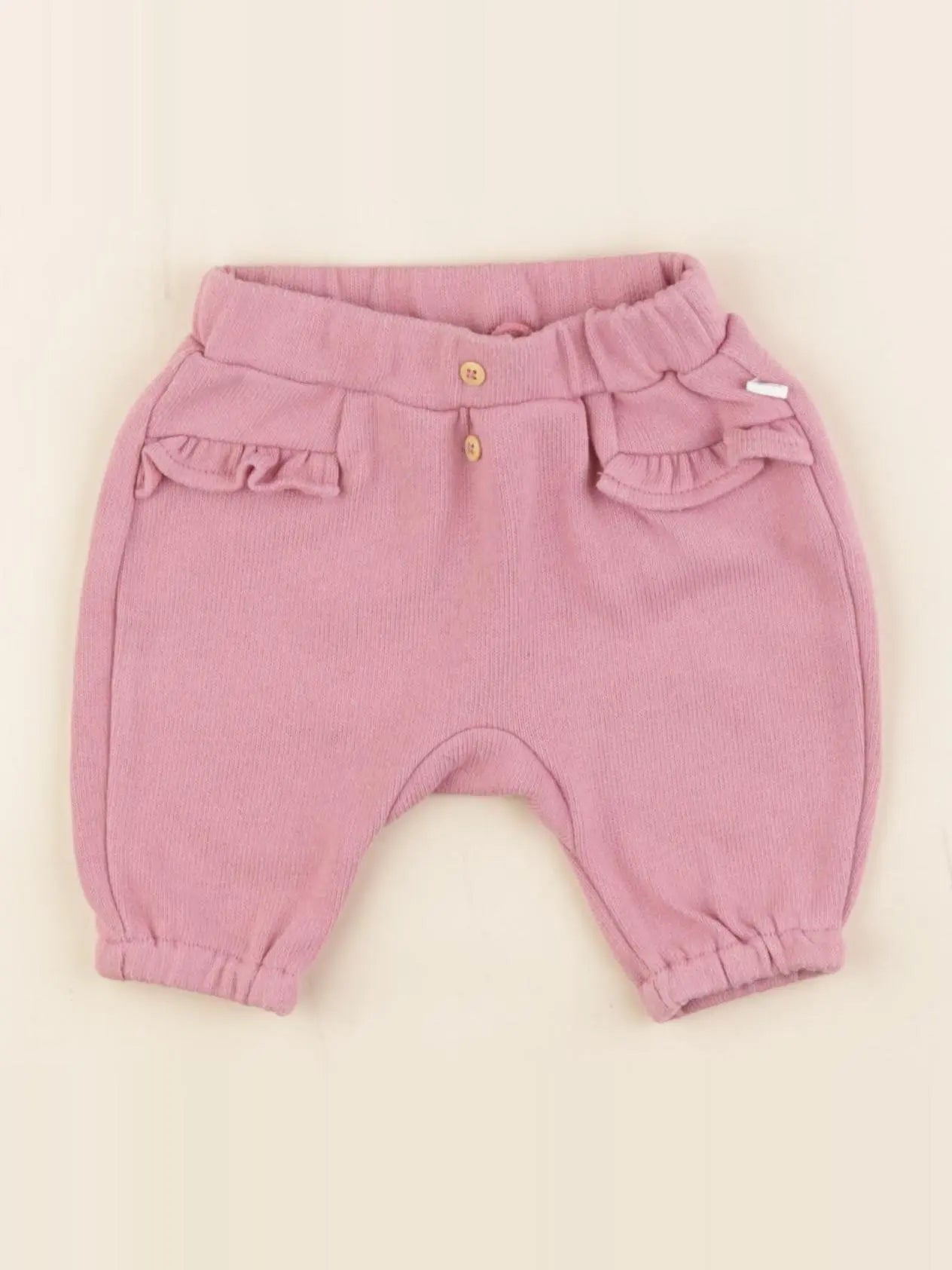 Tape à l'oeil - sarouel rose - 1 mois