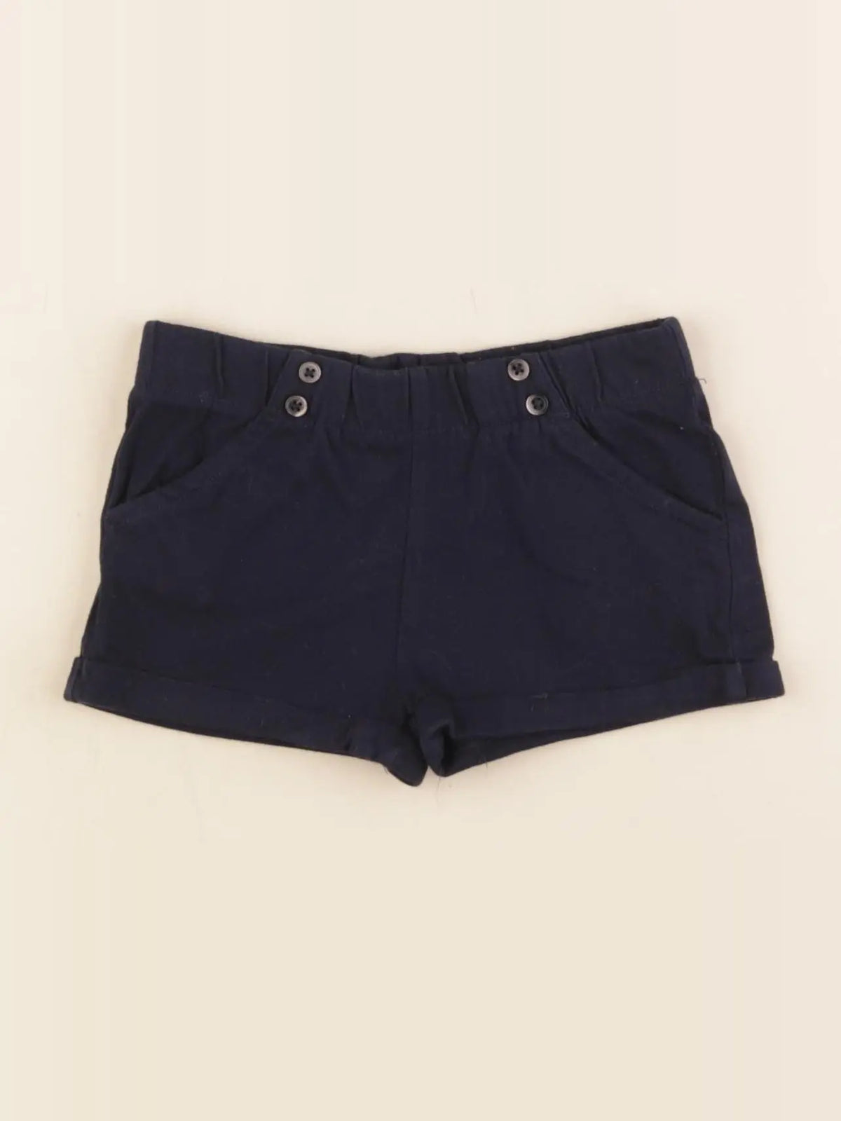 Boutchou - short bleu - 9 mois