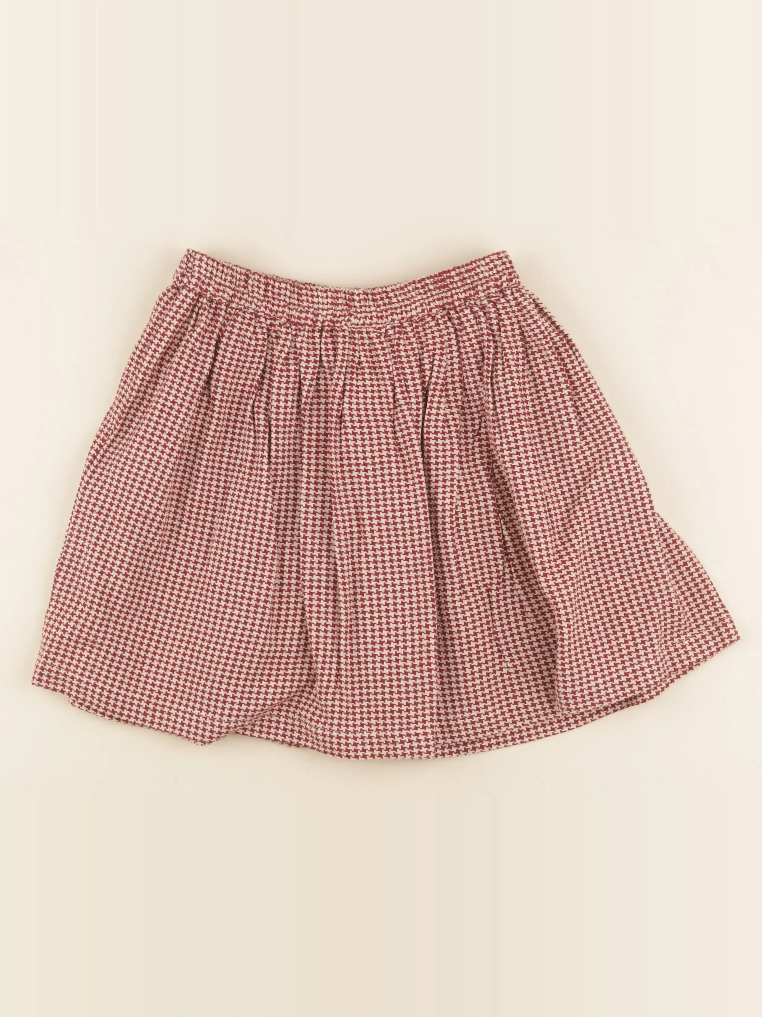 Jupe à carreaux rouge